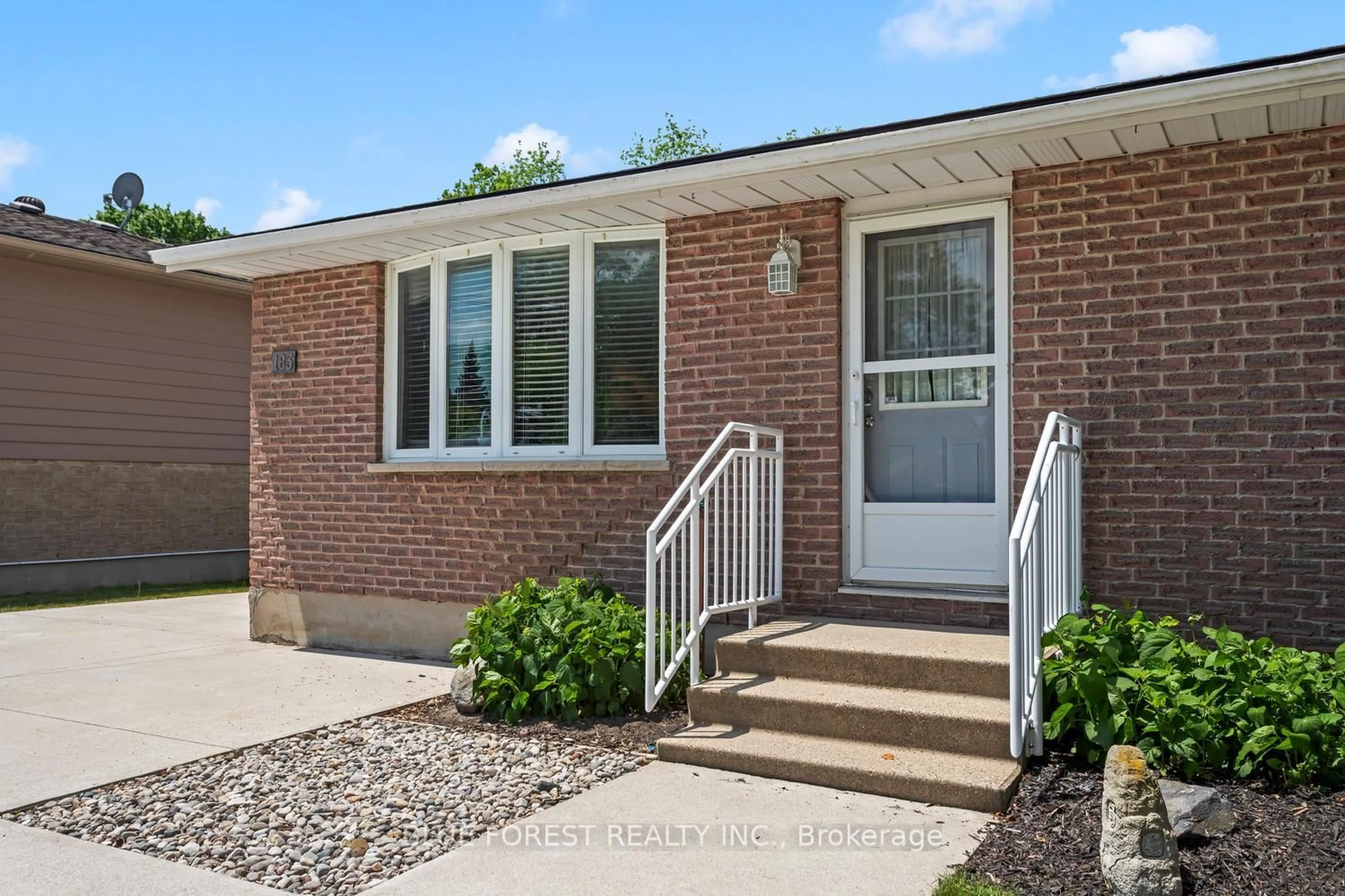 Home with brick exterior material, street for 183 Queen St, North Middlesex Ontario N0M 1A0