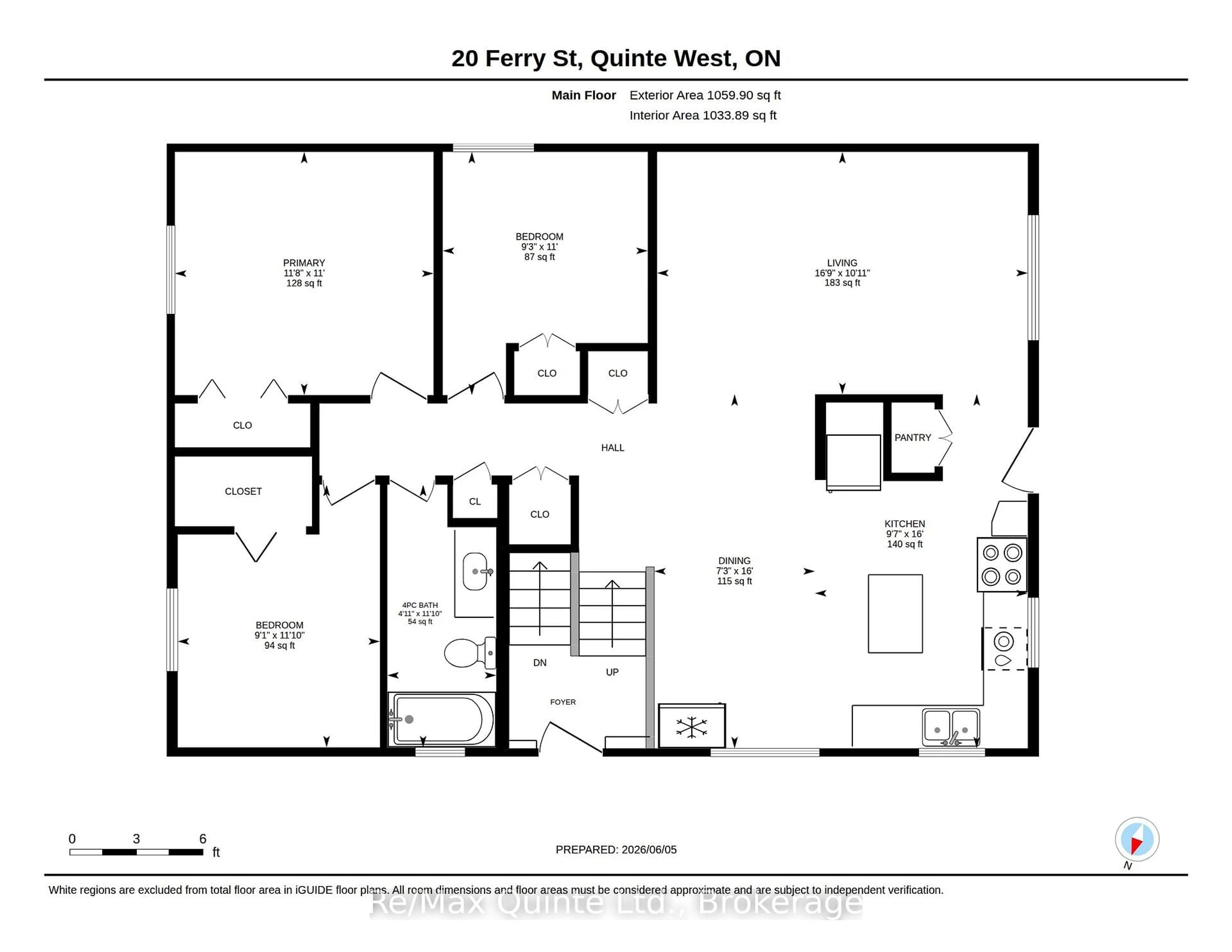 Floor plan for 20 Ferry St, Quinte West Ontario K8V 1S2