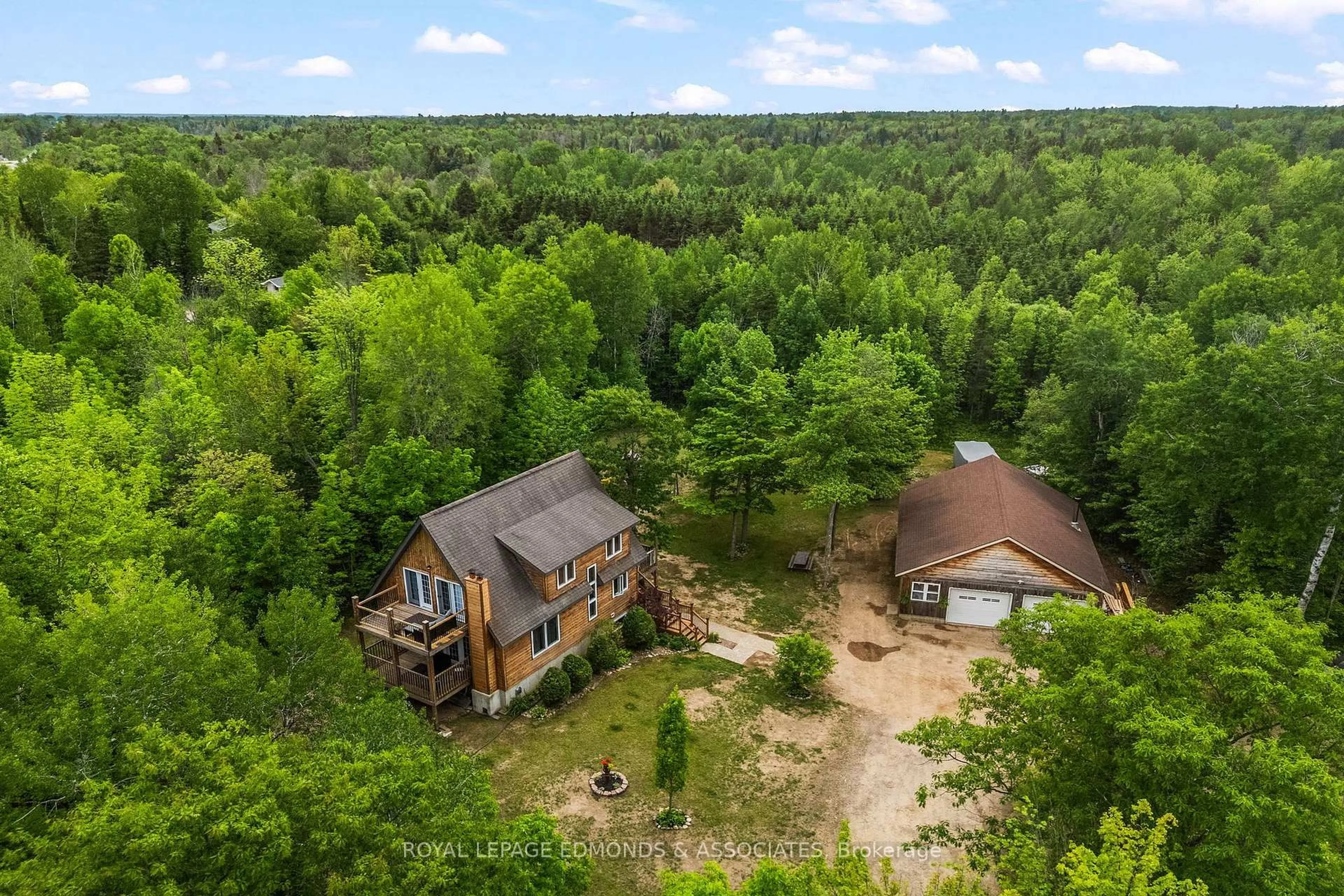 A pic from outside/outdoor area/front of a property/back of a property/a pic from drone, forest/trees view for 1583 Zion Line, Beachburg Ontario K0J 1C0