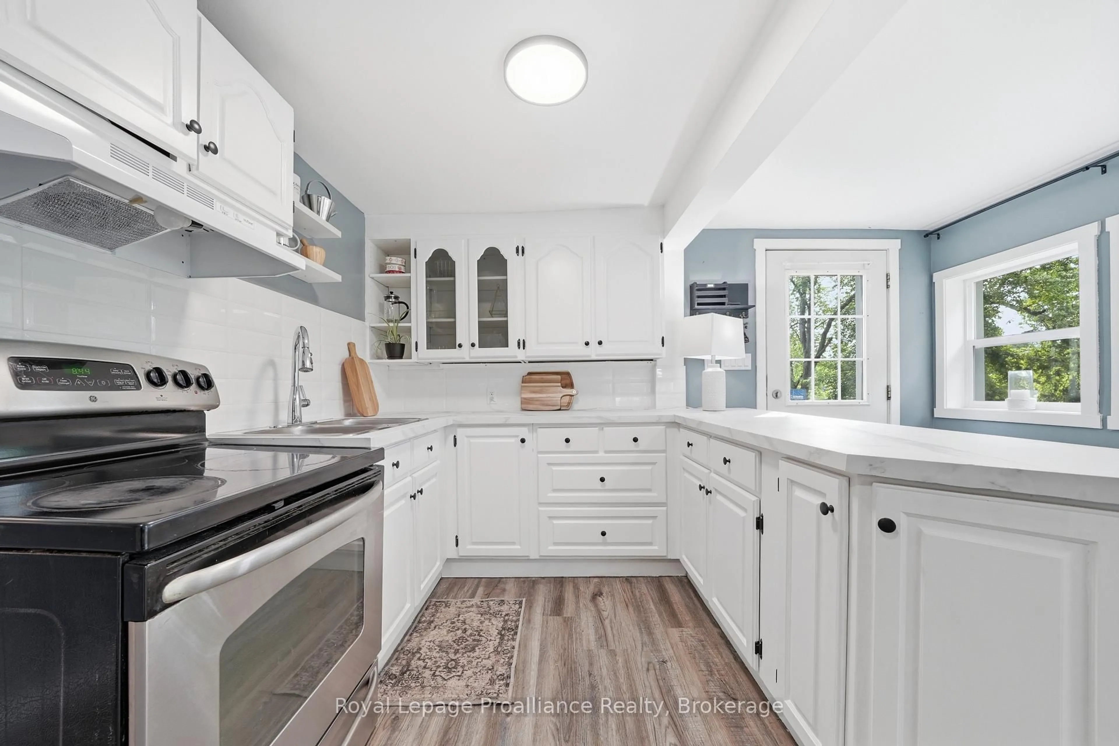 Open concept kitchen, ceramic/tile floor for 103 Sanctuary Lane, Quinte West Ontario K0K 2B0