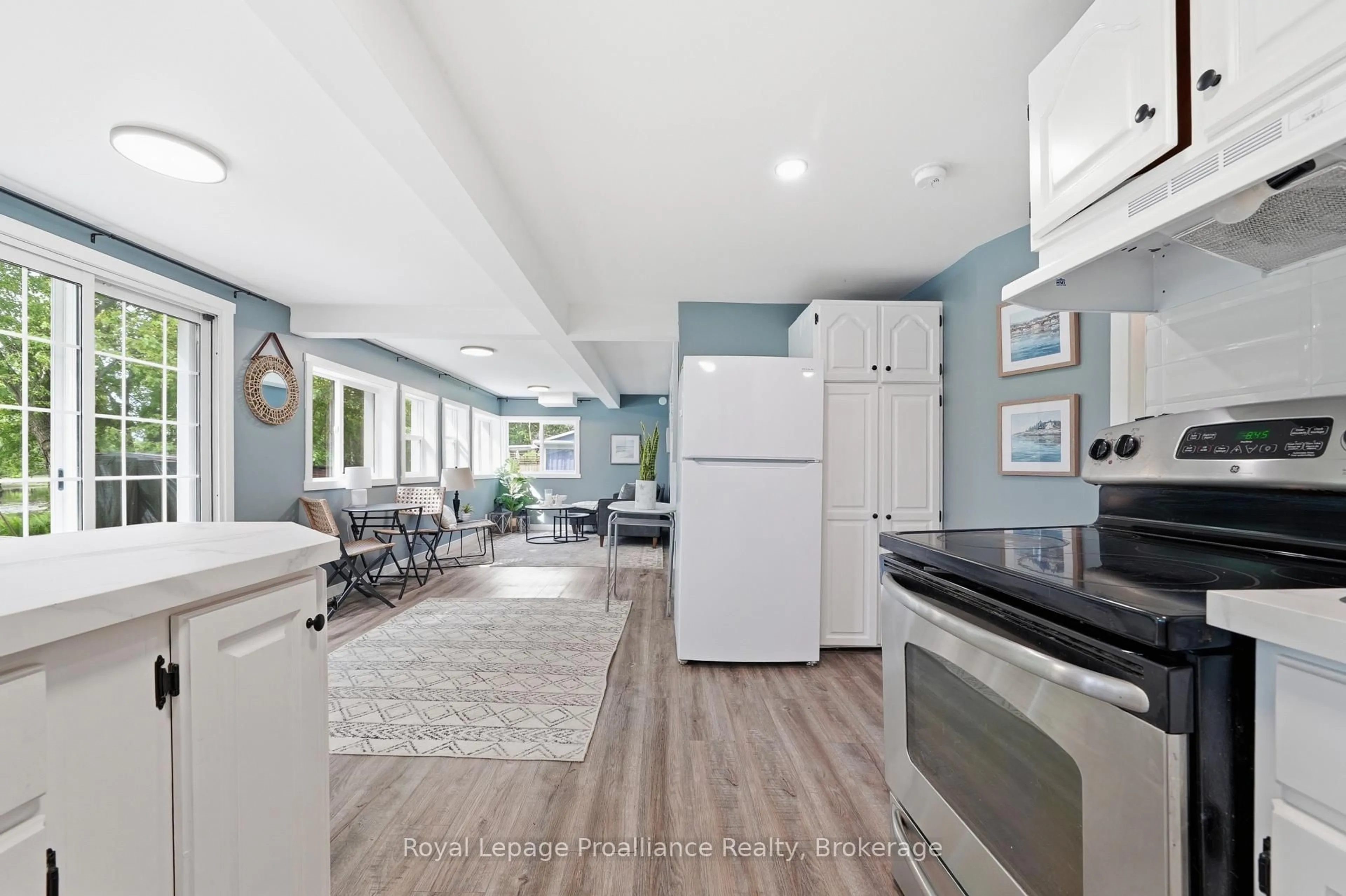 Open concept kitchen, ceramic/tile floor for 103 Sanctuary Lane, Quinte West Ontario K0K 2B0