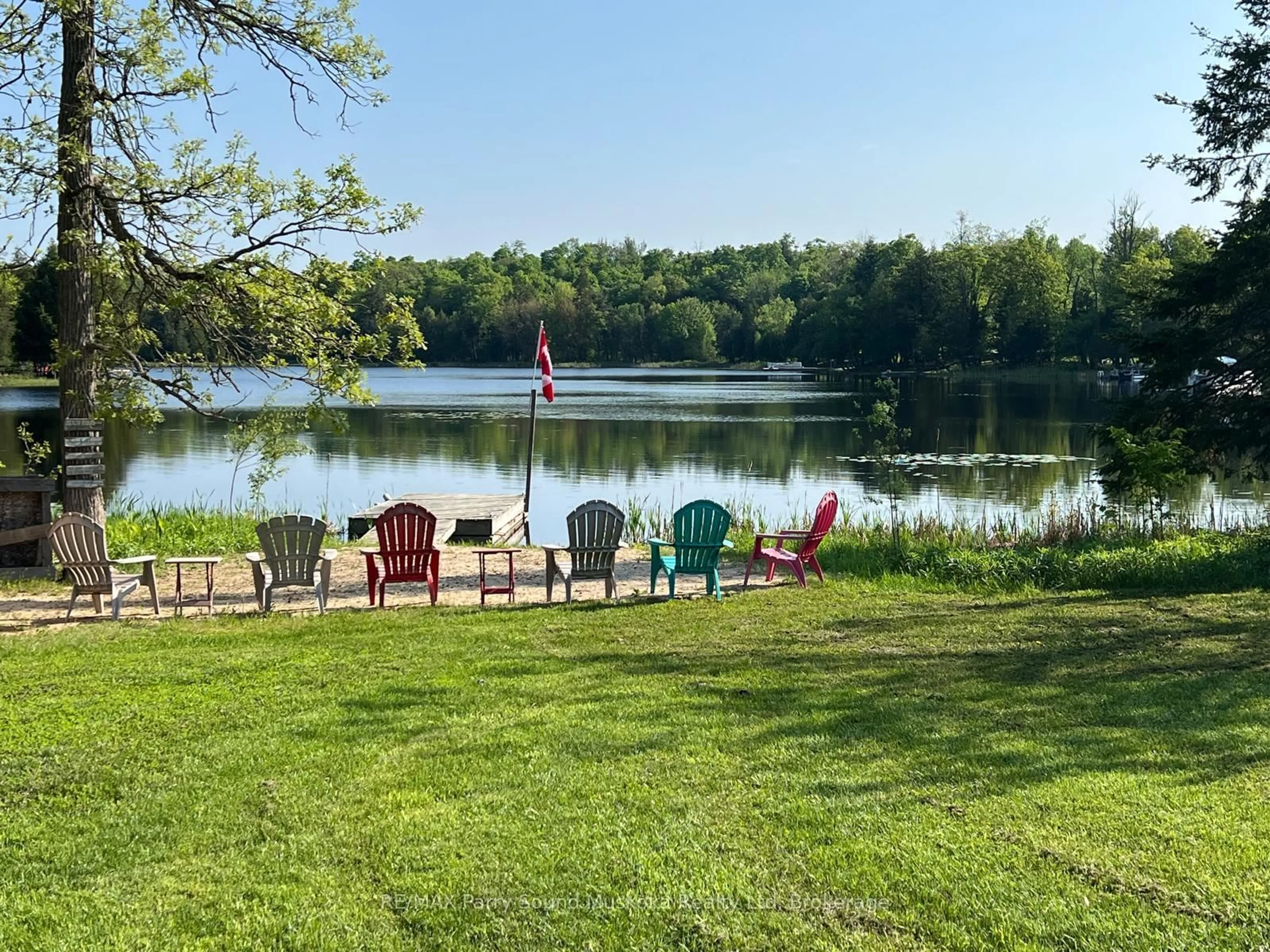 Patio, water/lake/river/ocean view for 5 MEHARG Dr, McKellar Ontario P2A 0B5