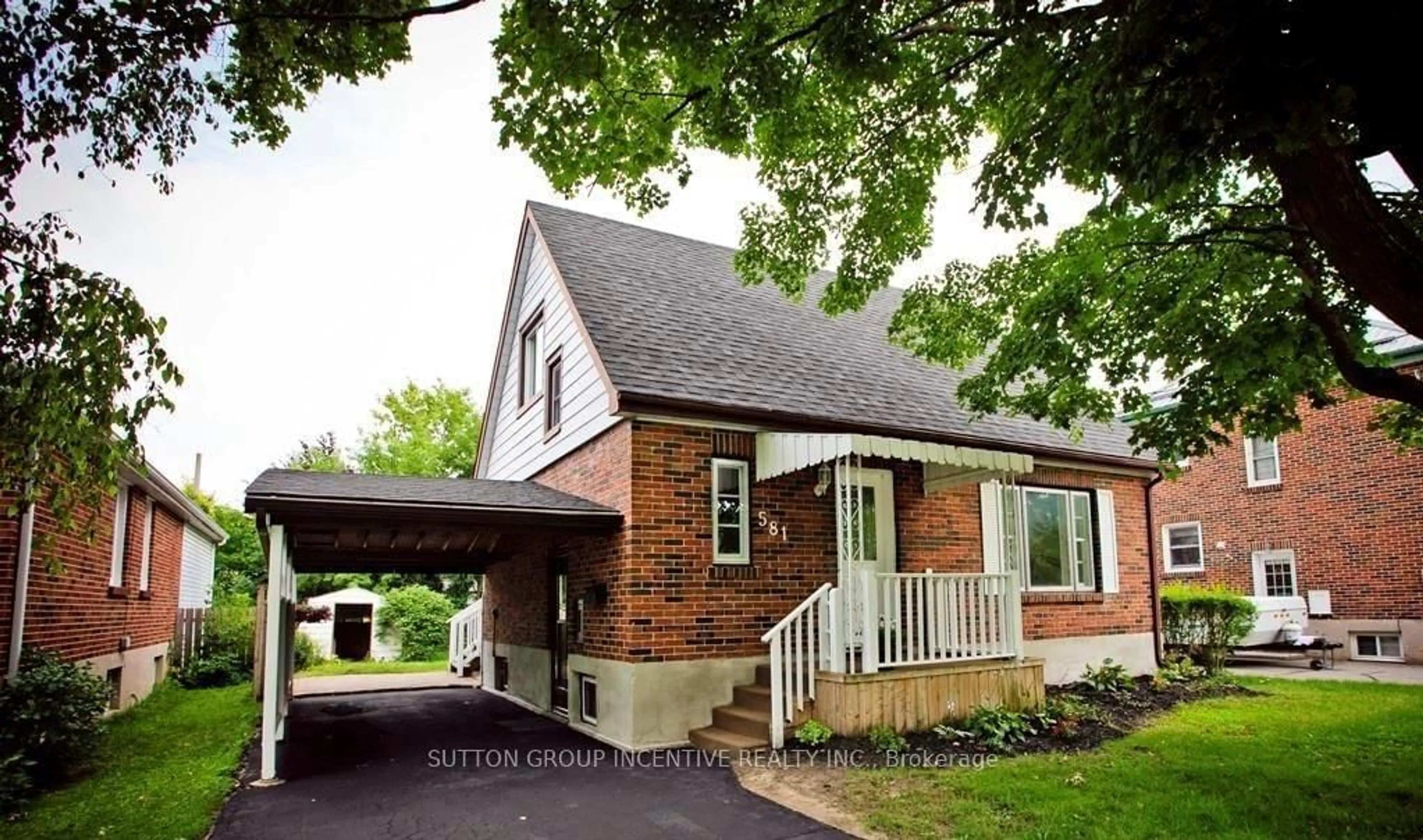 Home with brick exterior material, street for 581 Arndon Ave, Peterborough Ontario K9J 4A9