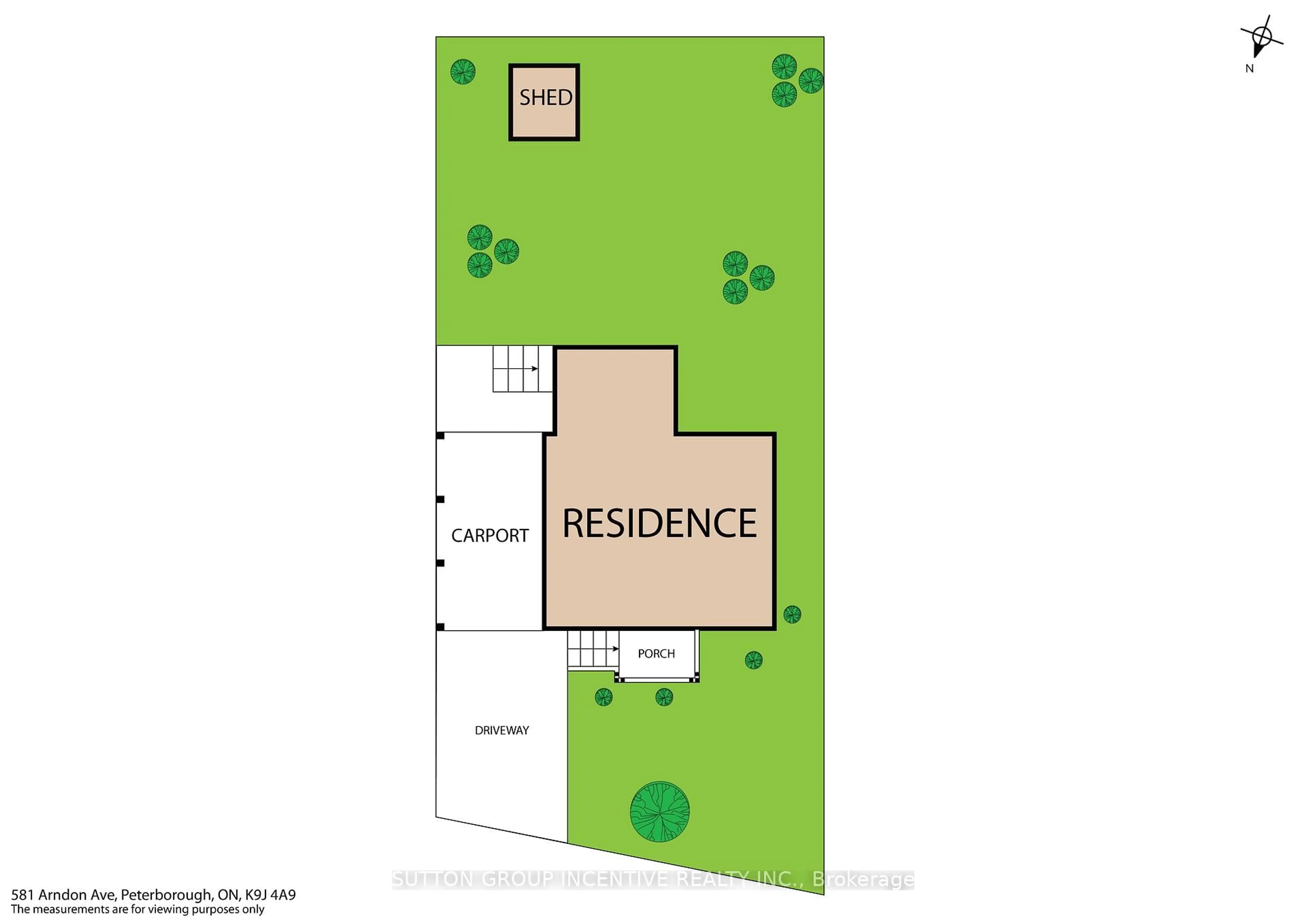 Floor plan for 581 Arndon Ave, Peterborough Ontario K9J 4A9