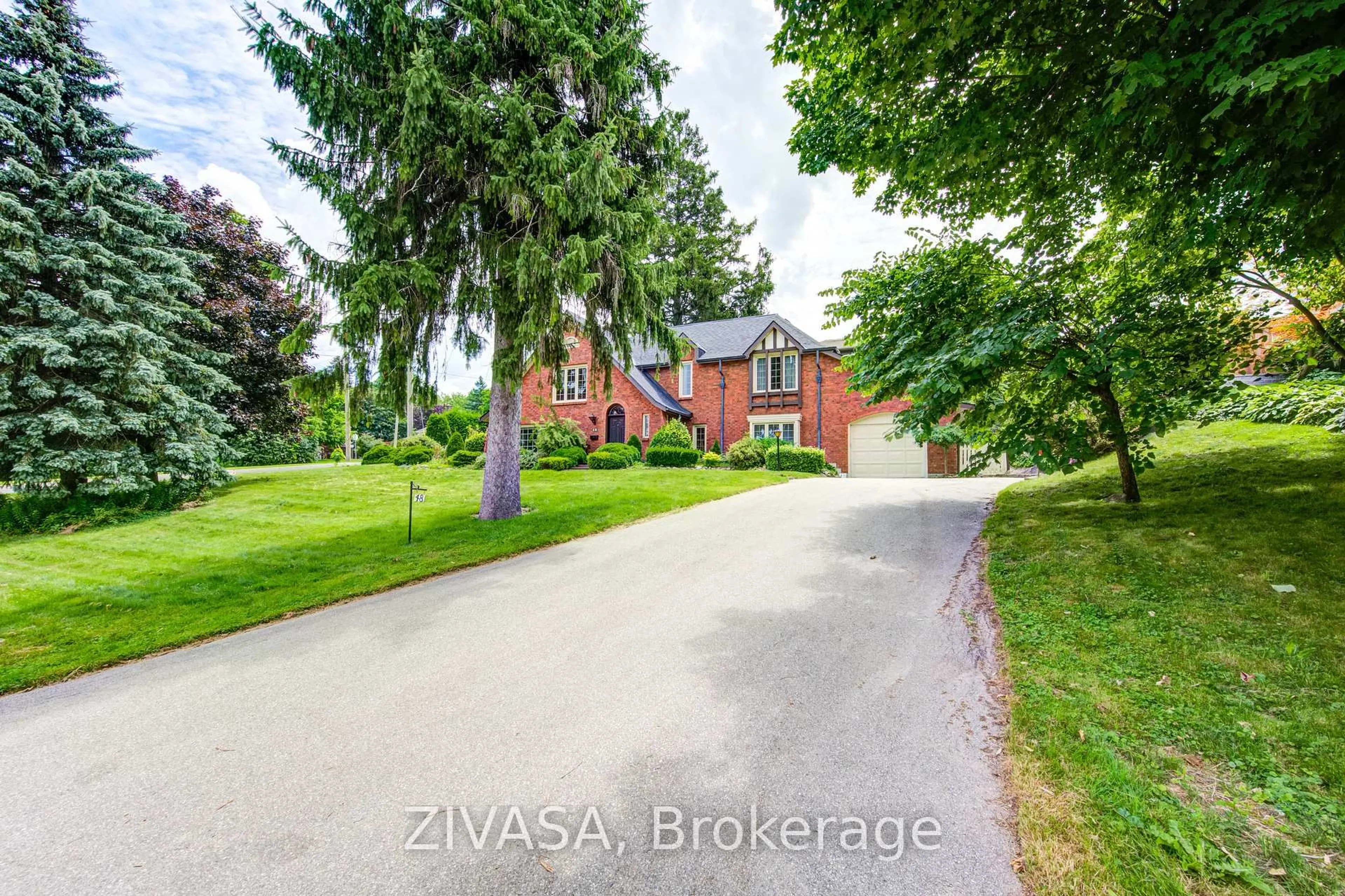 Home with brick exterior material, street for 48 Noxon St, Ingersoll Ontario N5C 1B7