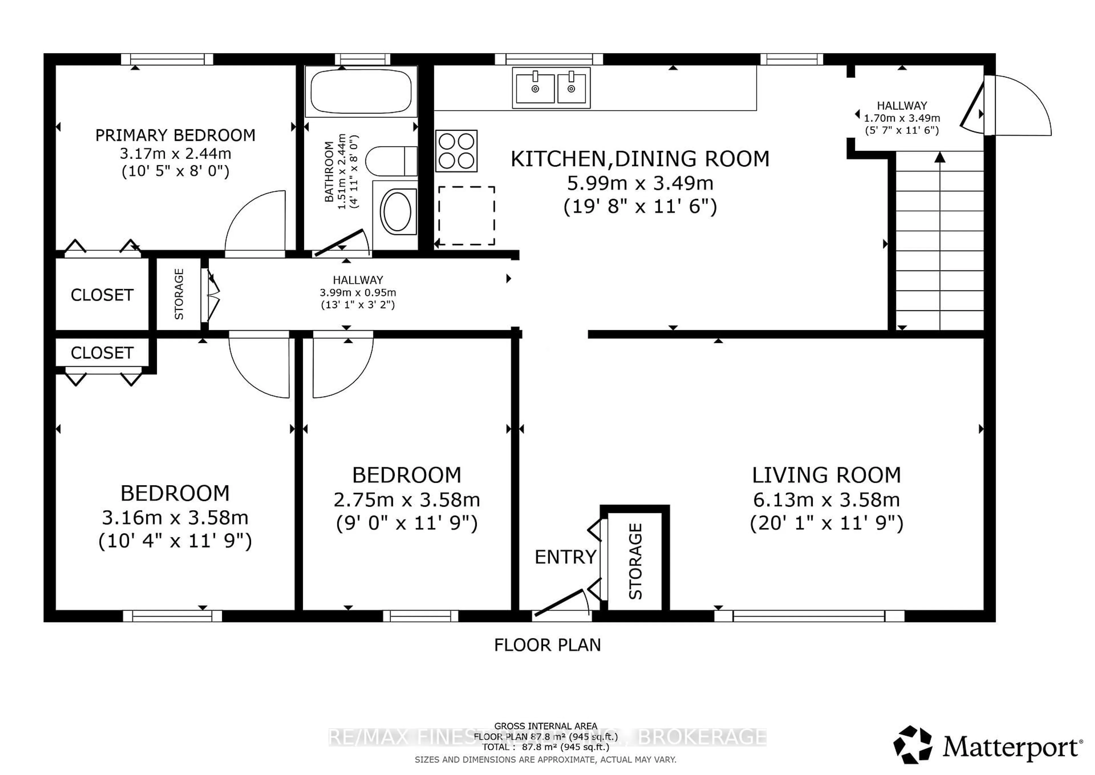 Floor plan for 1015A Legion Rd, Sharbot Lake Ontario K0H 2P0