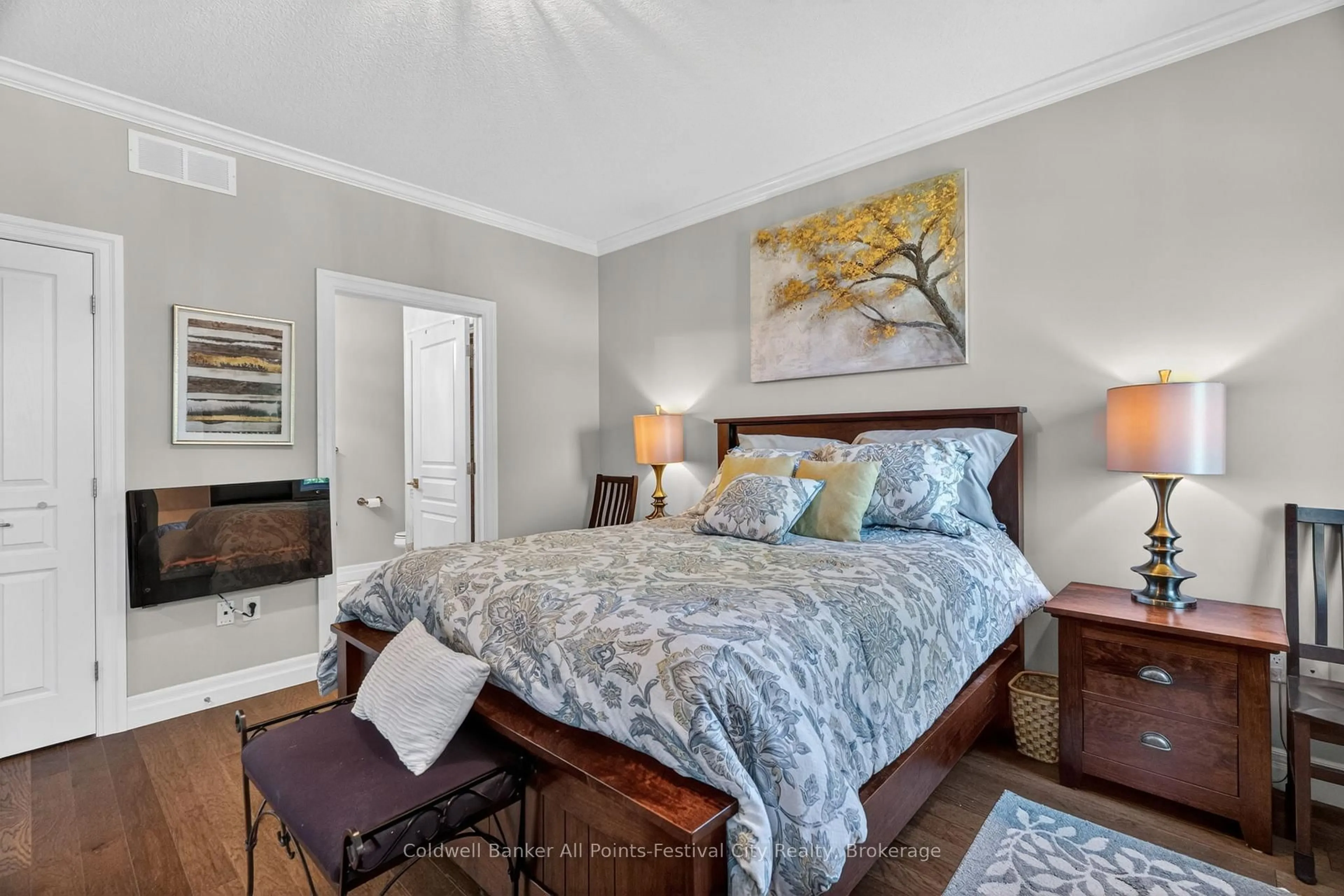 Bedroom with bed, unknown for 50 Fairhaven Lane #39, Goderich Ontario N7A 0A5