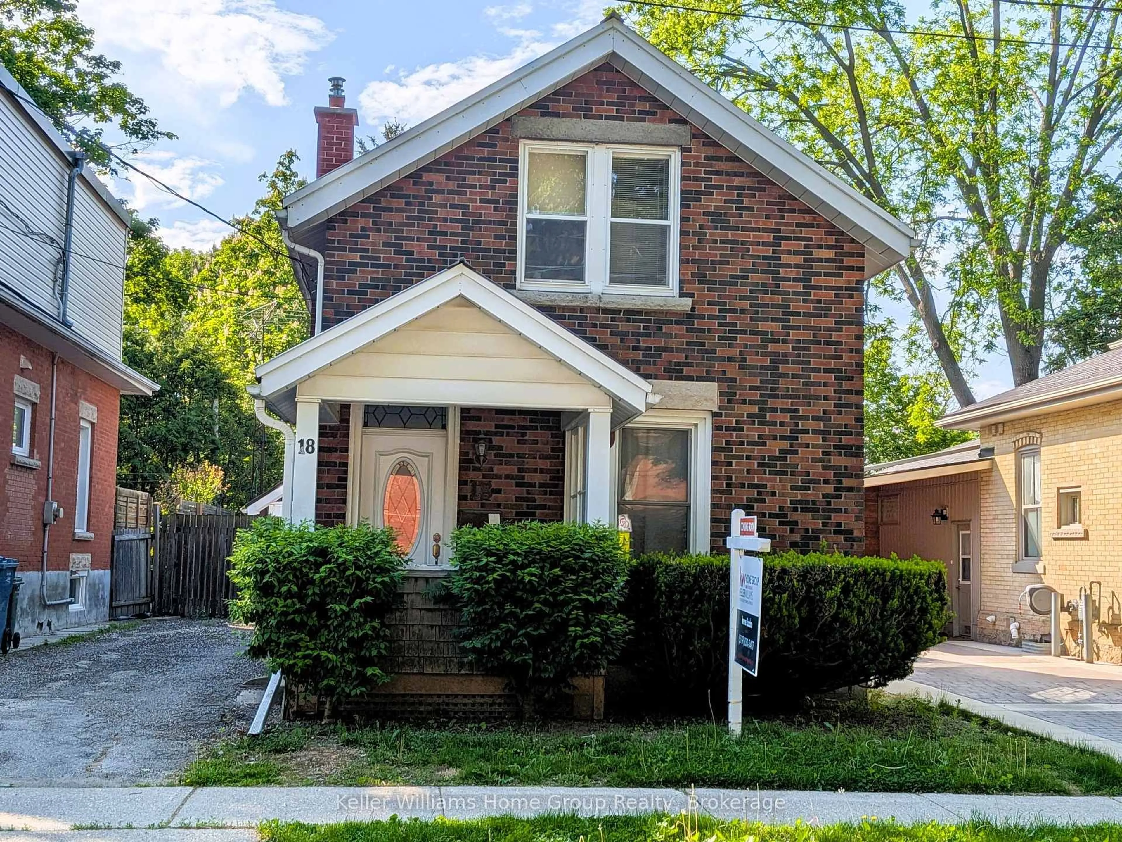 Home with brick exterior material, street for 18 Powell St, Guelph Ontario N1H 1T9