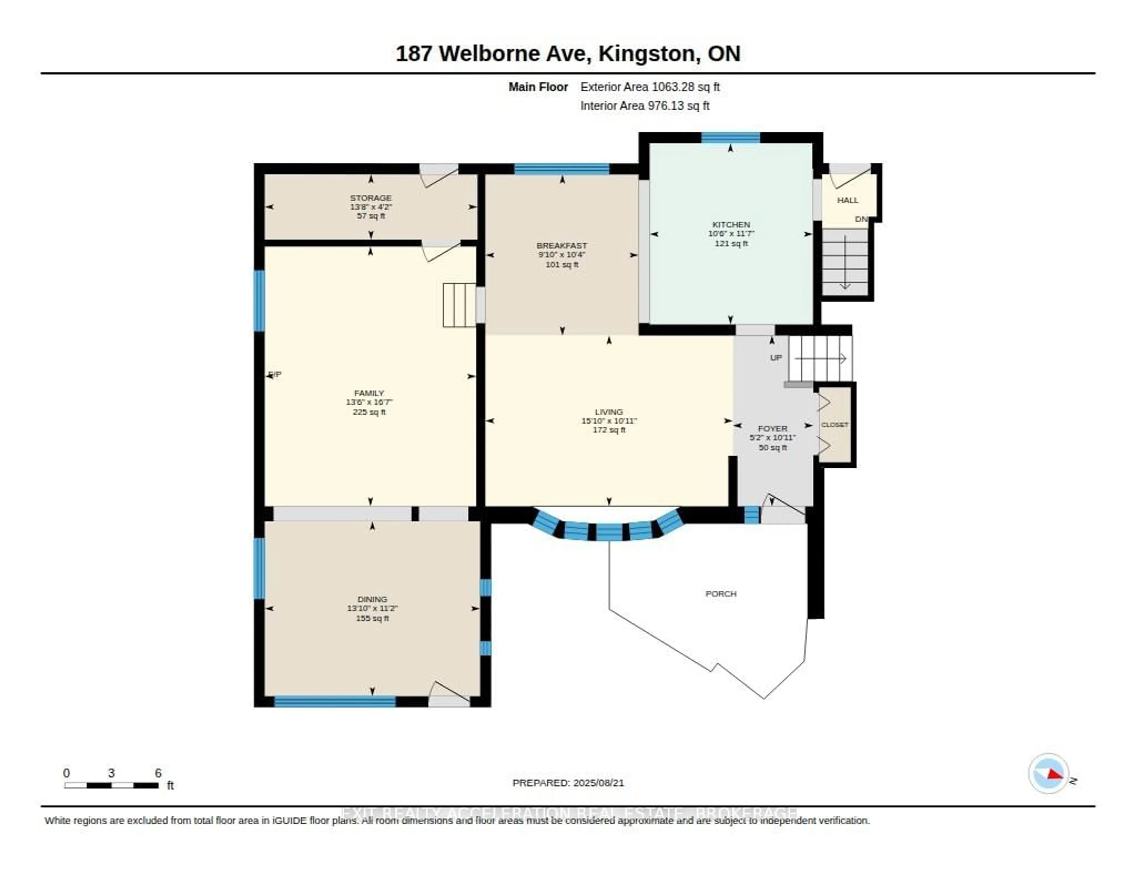 Floor plan for 187 Welborne Ave, Kingston Ontario K7M 4G4