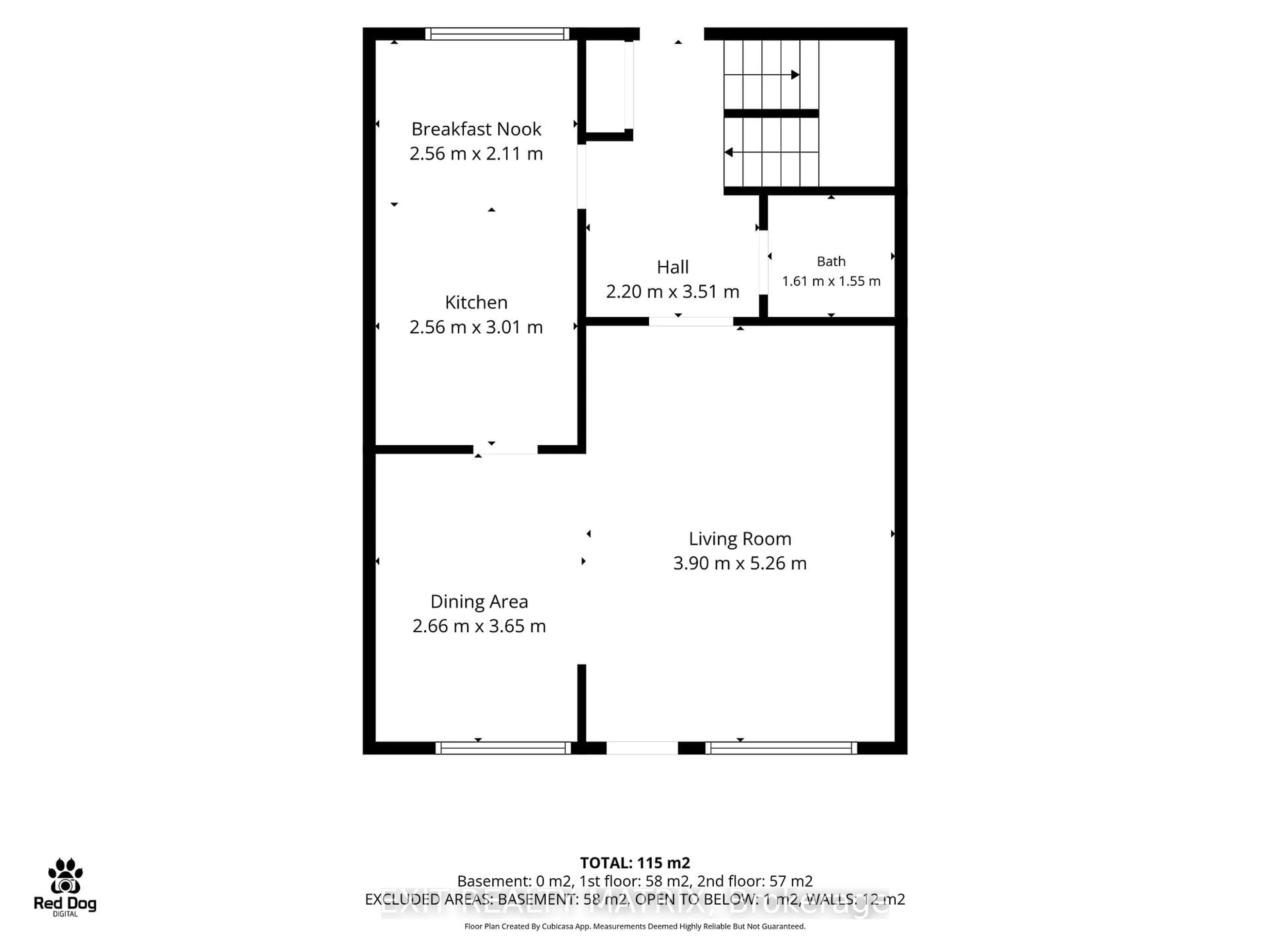 Floor plan for 116 Rutherford Crt #47, Ottawa Ontario K2K 1N5