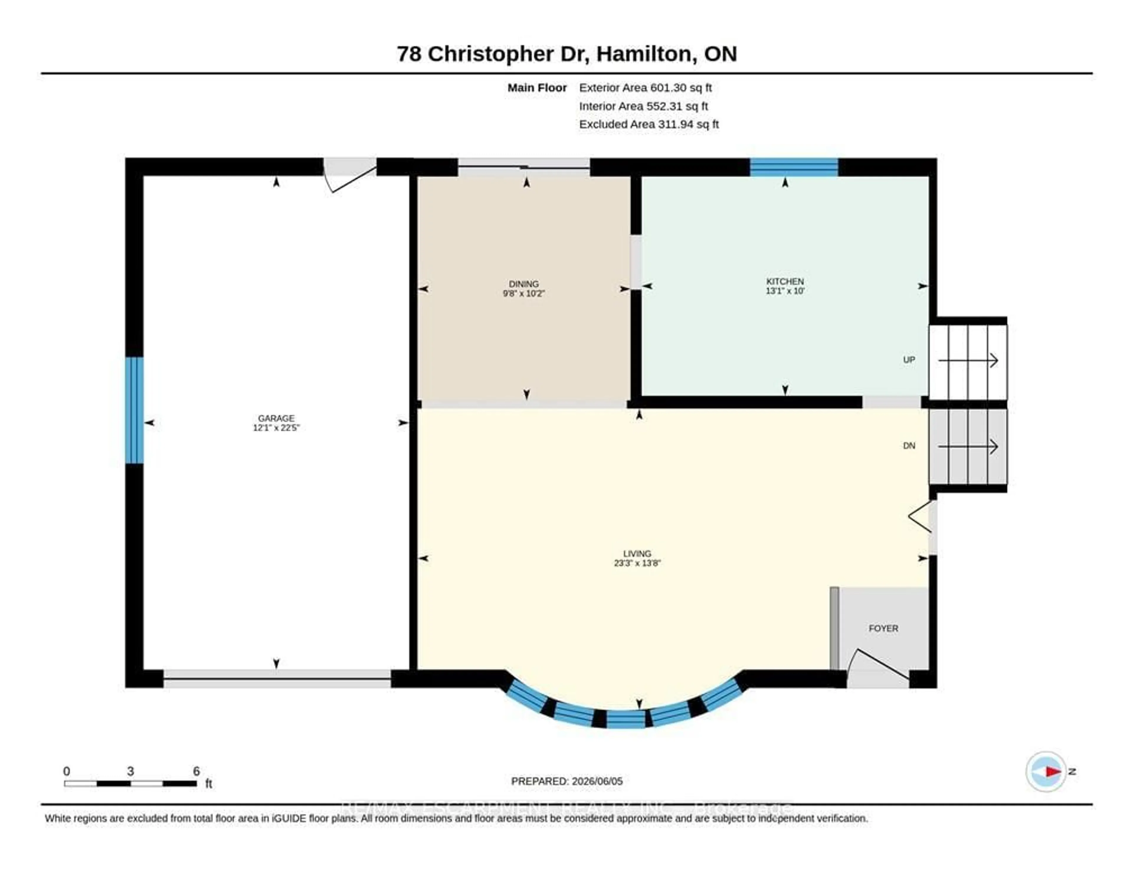 Floor plan for 78 Christopher Dr, Hamilton Ontario L9B 1G8