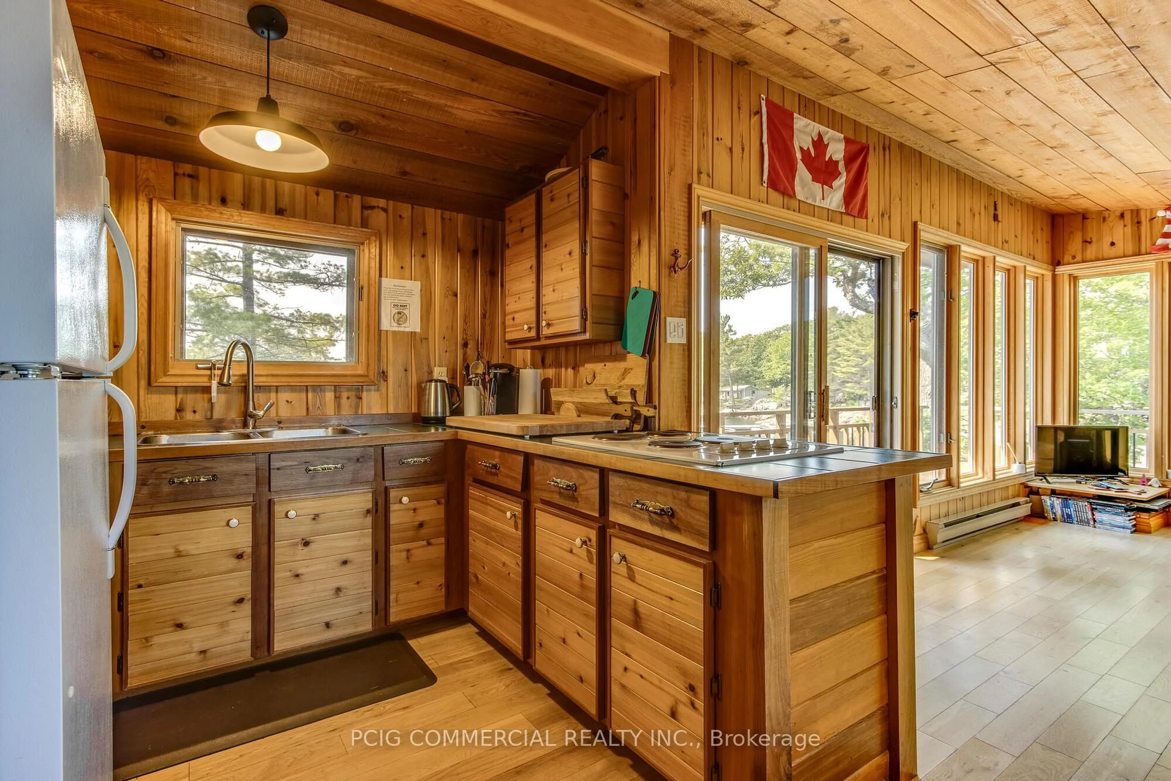 Rustic kitchen, unknown for 1518 Island 1040, Georgian Bay Ontario P0E 1E0