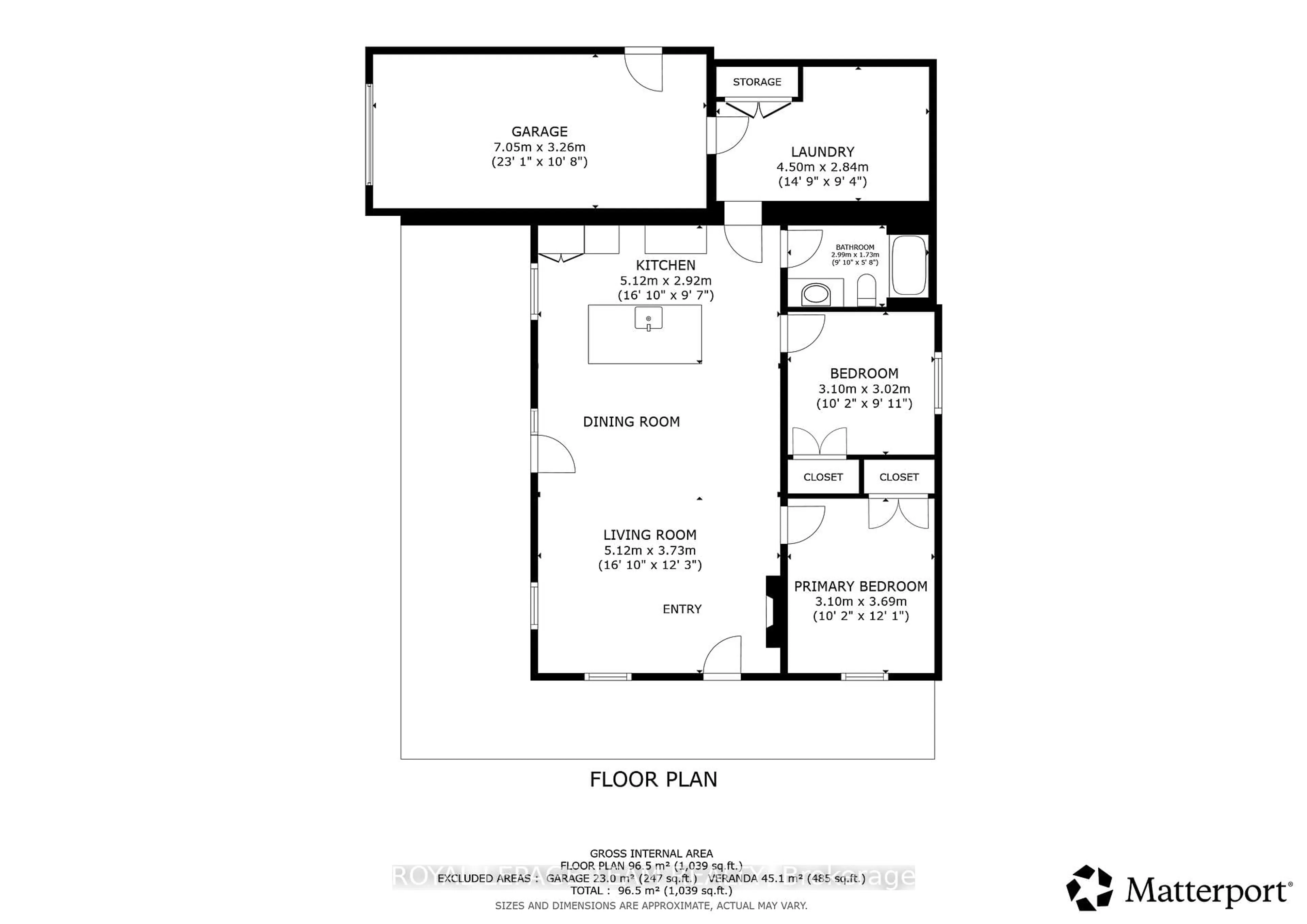 Floor plan for 104 Fire Hall Cres, Lanark Ontario K0G 1K0