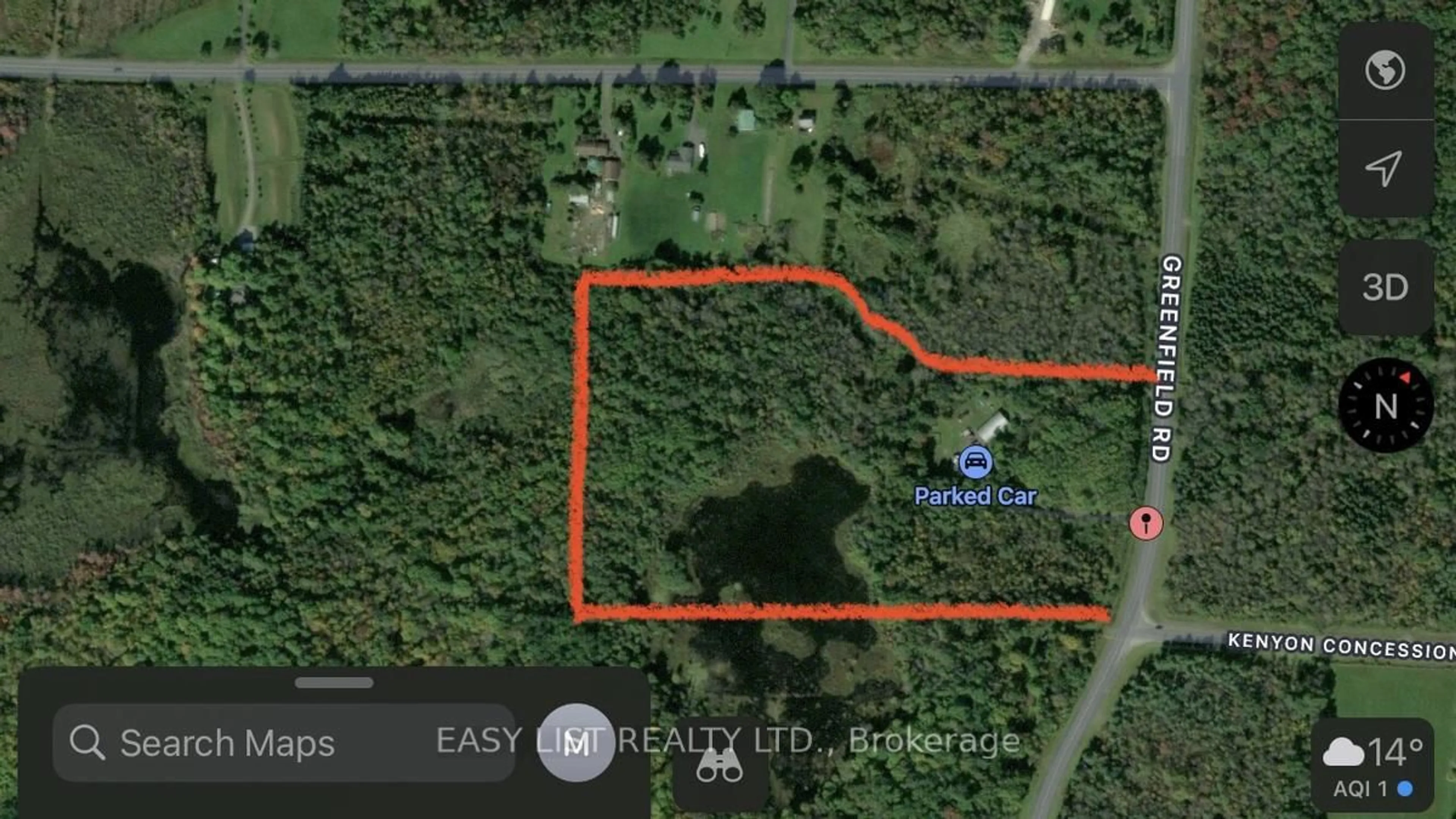 A pic from outside/outdoor area/front of a property/back of a property/a pic from drone, forest/trees view for 2512 County Road 30, North Glengarry Ontario K0C 1A0
