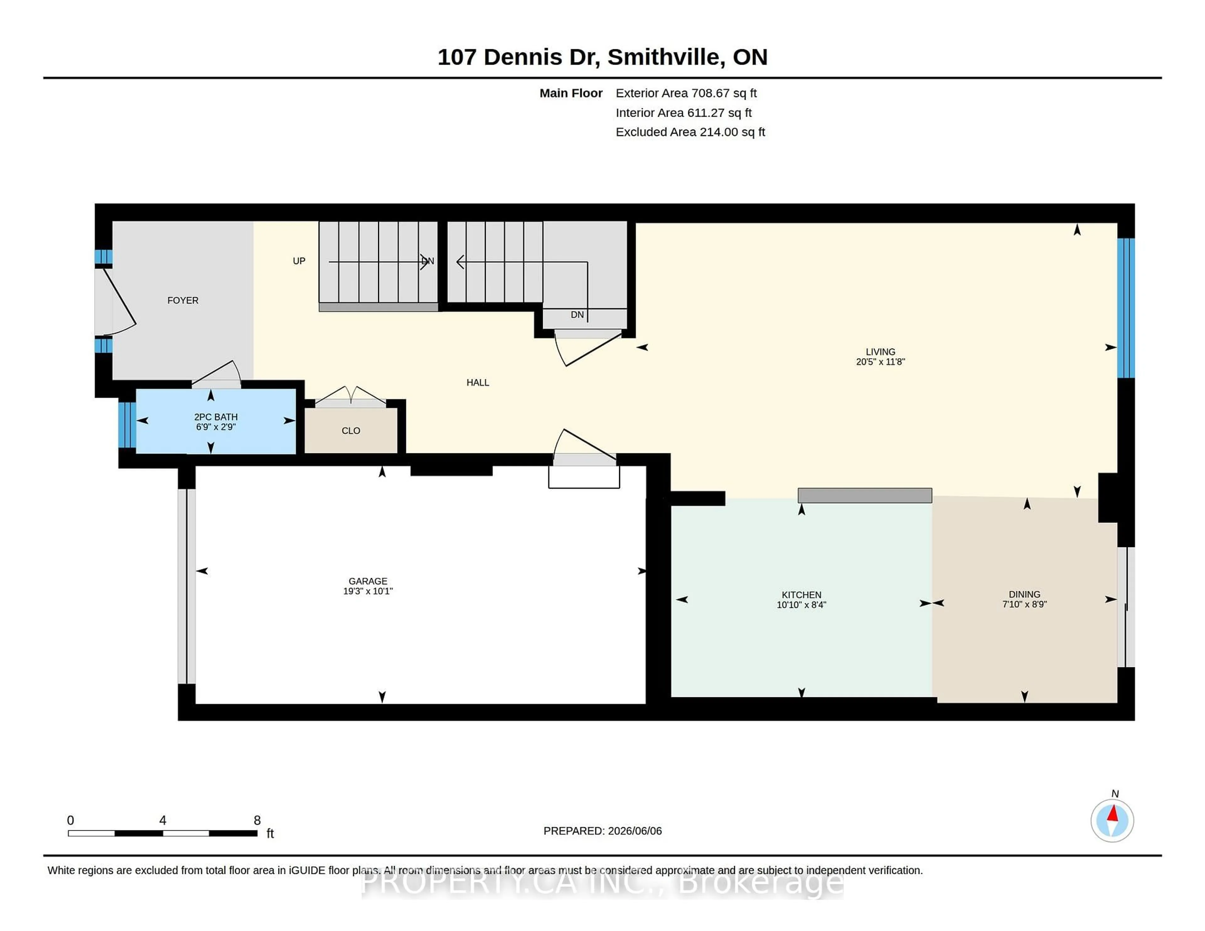 Floor plan for 107 Dennis Dr, West Lincoln Ontario L0R 2A0