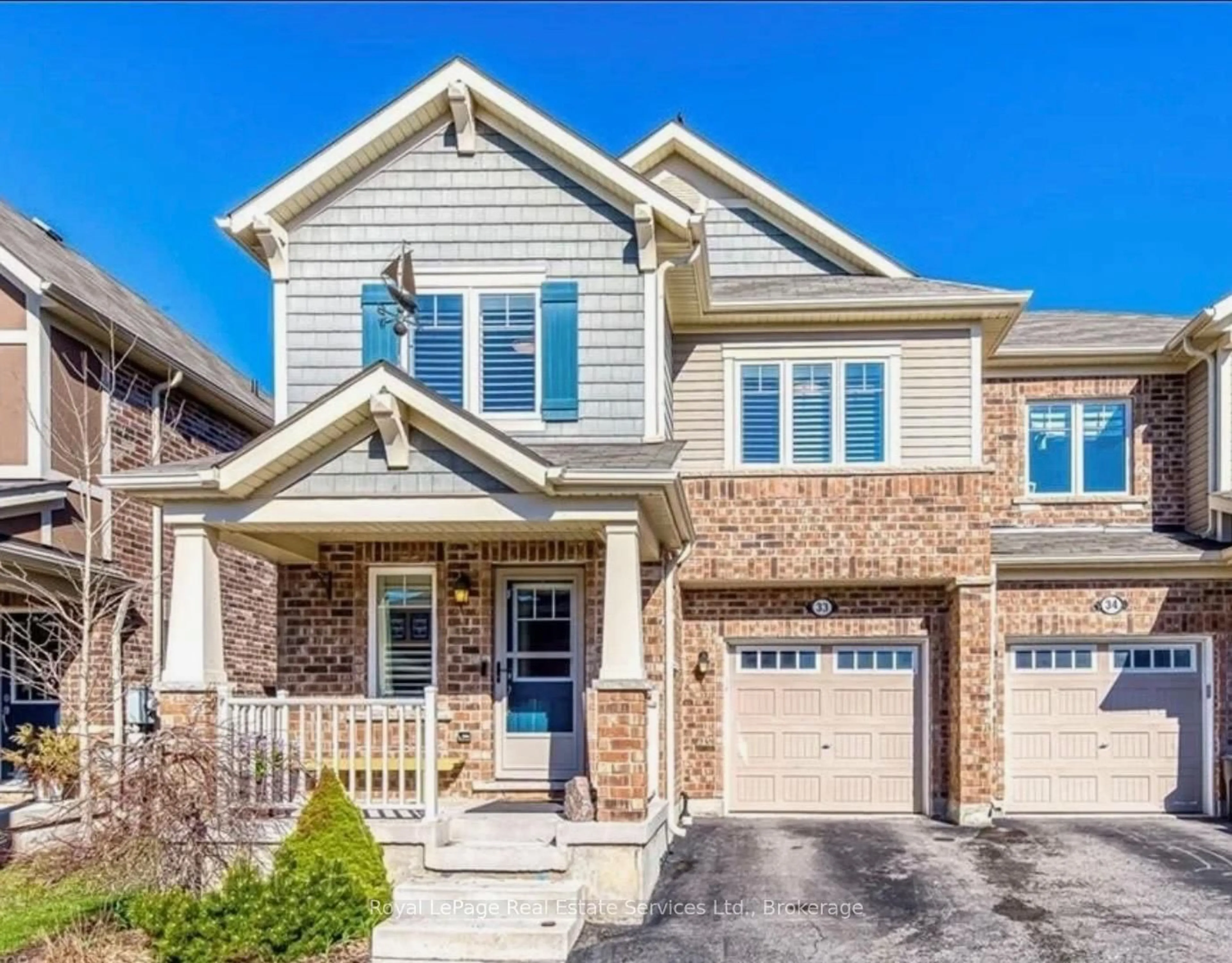 Home with brick exterior material, street for 22 Spring Creek Dr #33, Hamilton Ontario L8B 1V7