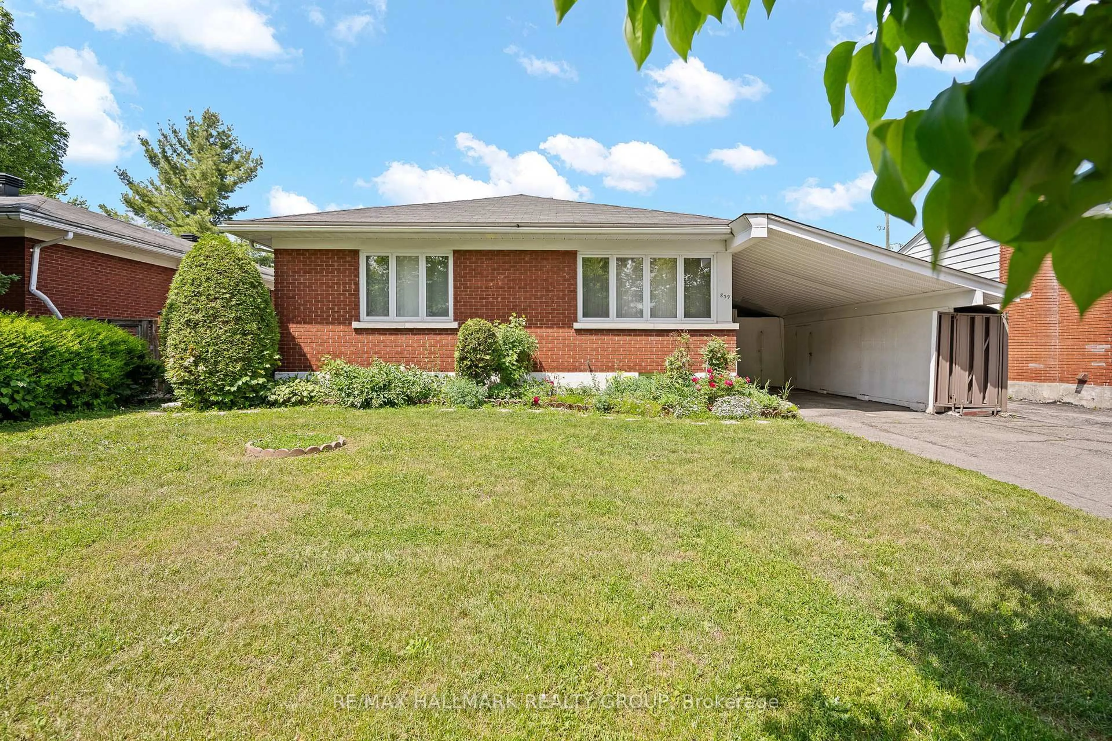Home with brick exterior material, street for 839 WESTON Dr, Ottawa Ontario K1G 1W5
