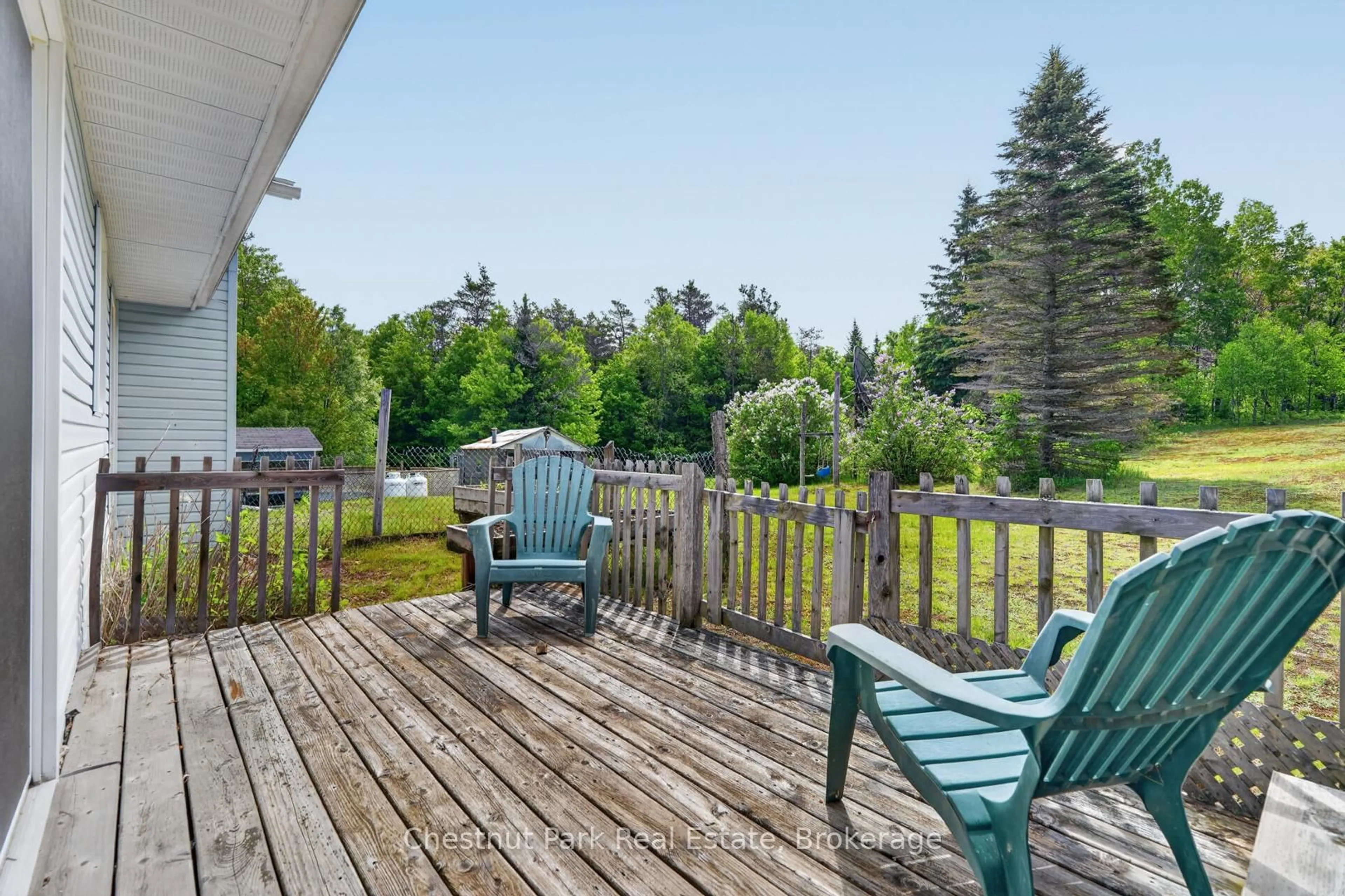 Patio, water/lake/river/ocean view for 41 Hawthorn Lane, Huntsville Ontario P1H 2N5