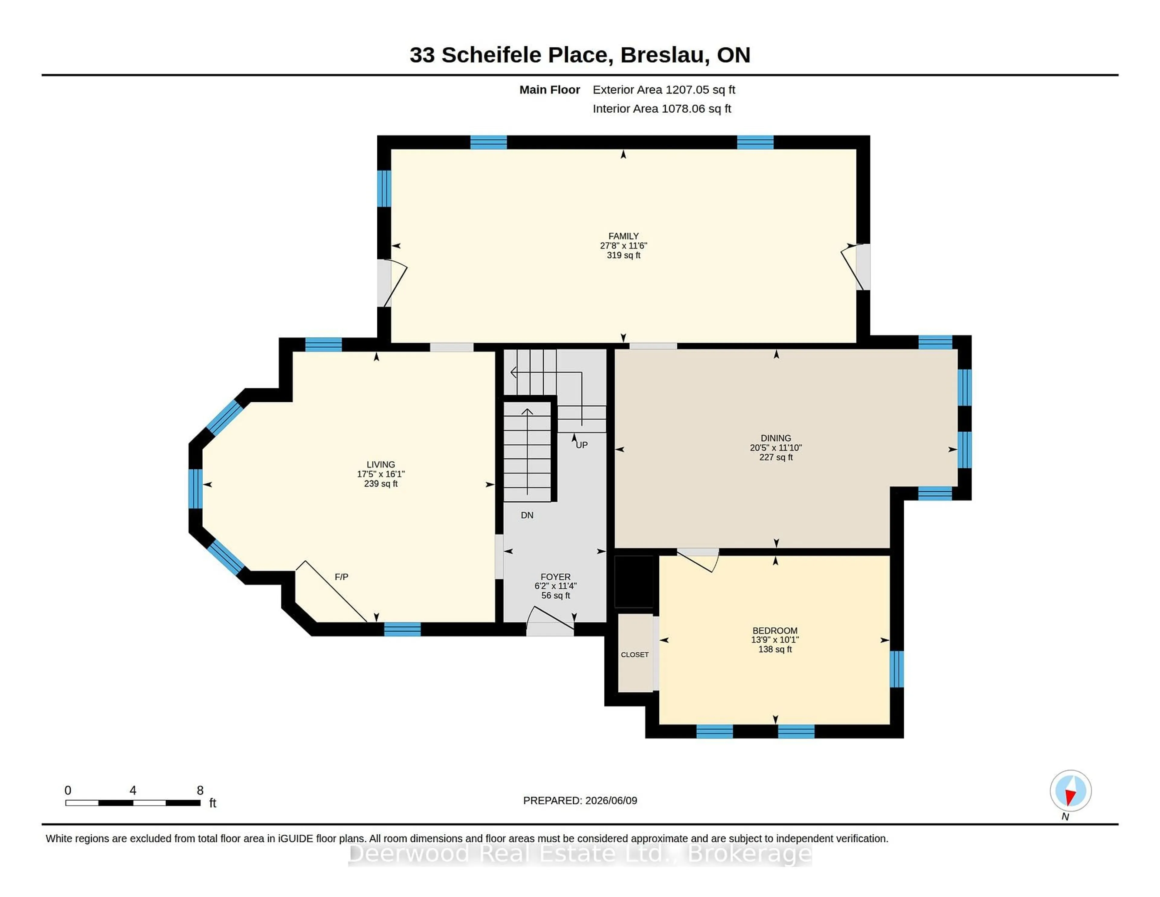 Floor plan for 33 Scheifele Pl, Woolwich Ontario N0B 1B0