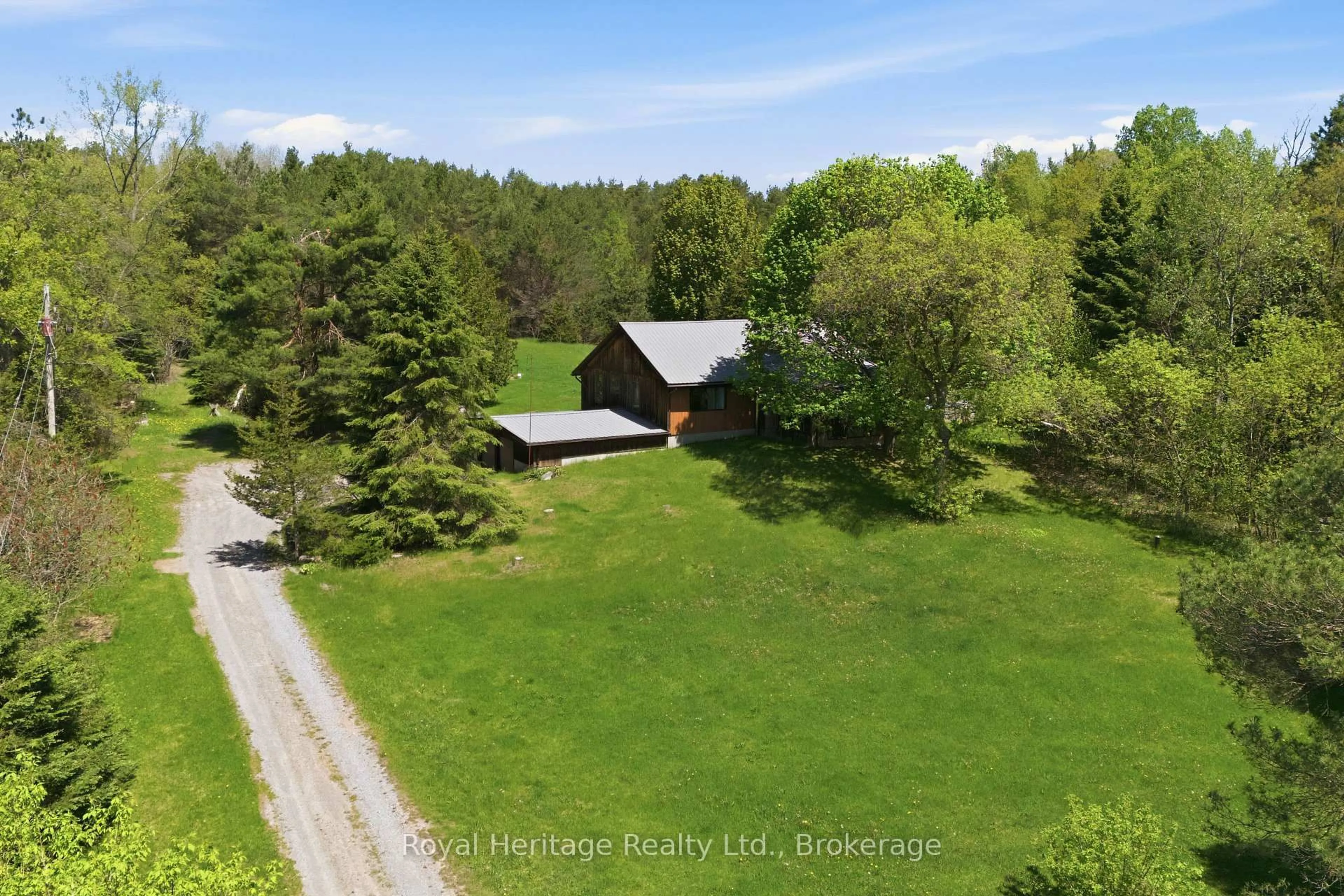 A pic from outside/outdoor area/front of a property/back of a property/a pic from drone, unknown for 852 Penryn Rd, Cramahe Ontario K0K 1S0