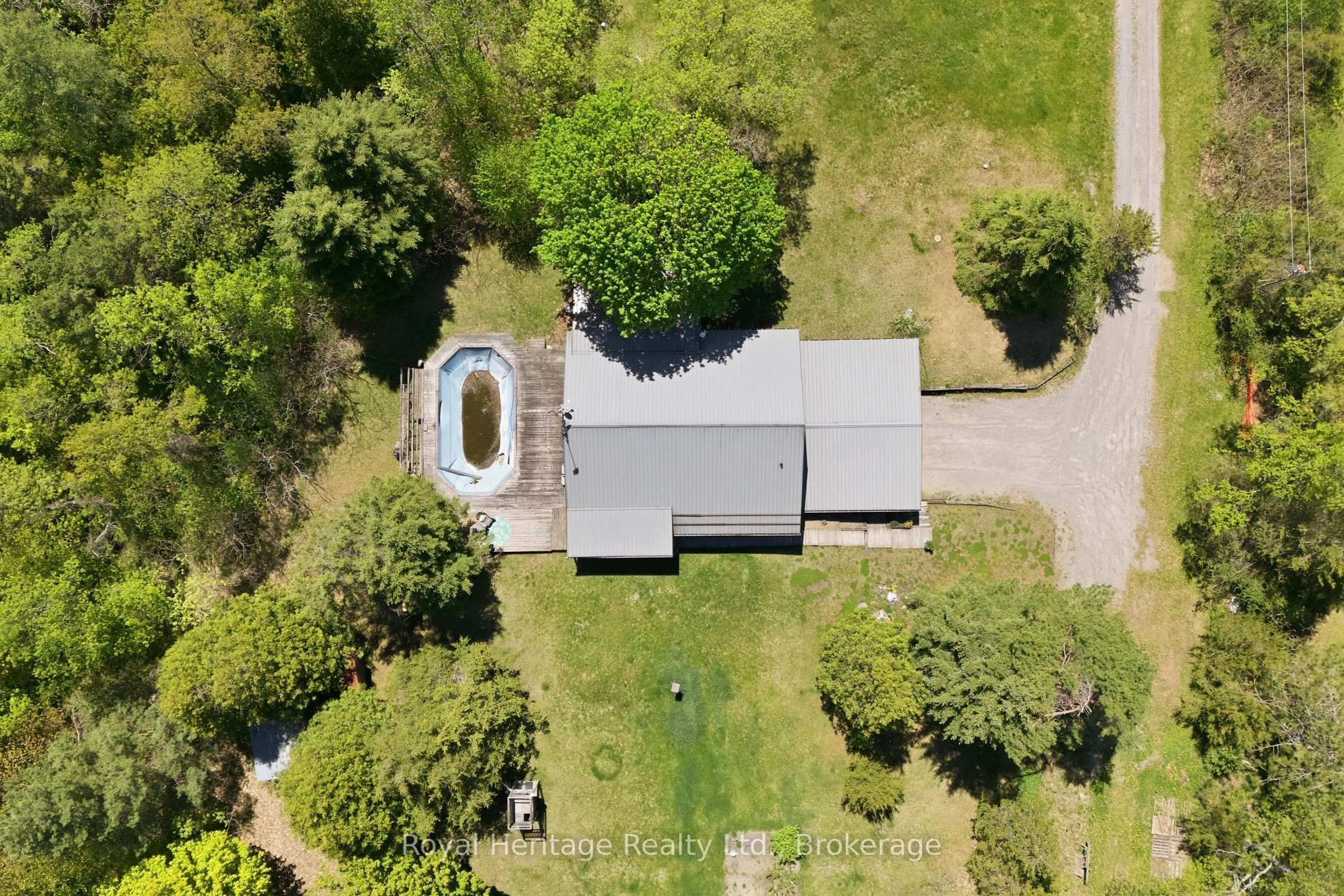 A pic from outside/outdoor area/front of a property/back of a property/a pic from drone, unknown for 852 Penryn Rd, Cramahe Ontario K0K 1S0