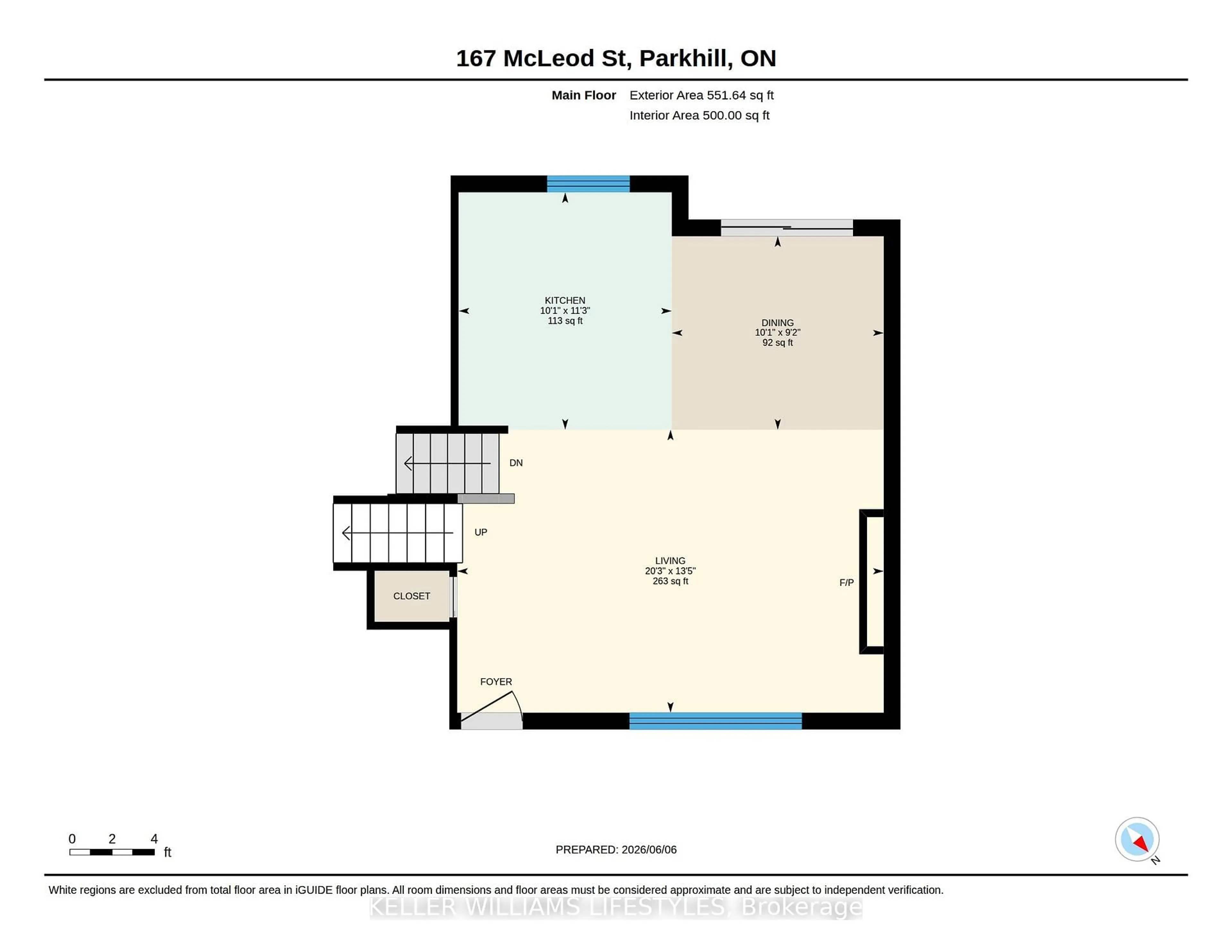 Floor plan for 167 Mcleod St, North Middlesex Ontario N0M 2K0