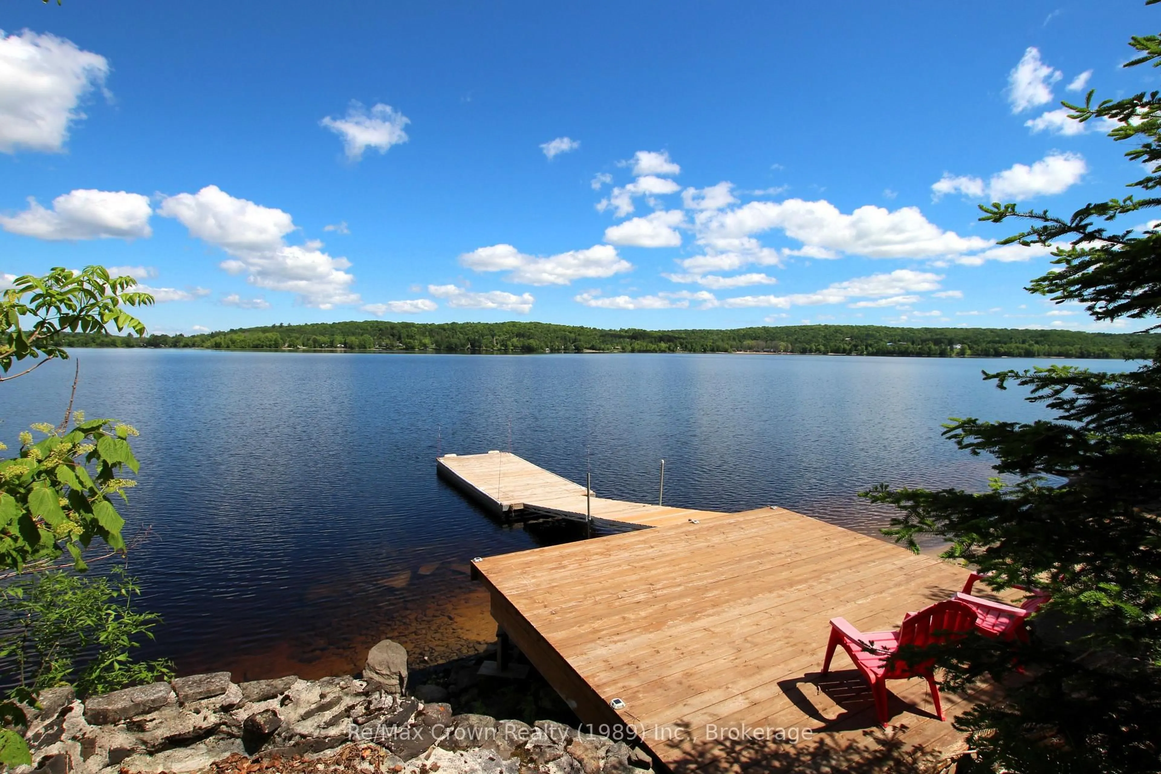 Patio, water/lake/river/ocean view for 771 Limberlost Point Rd, Parry Sound Remote Area Ontario P0H 2R0