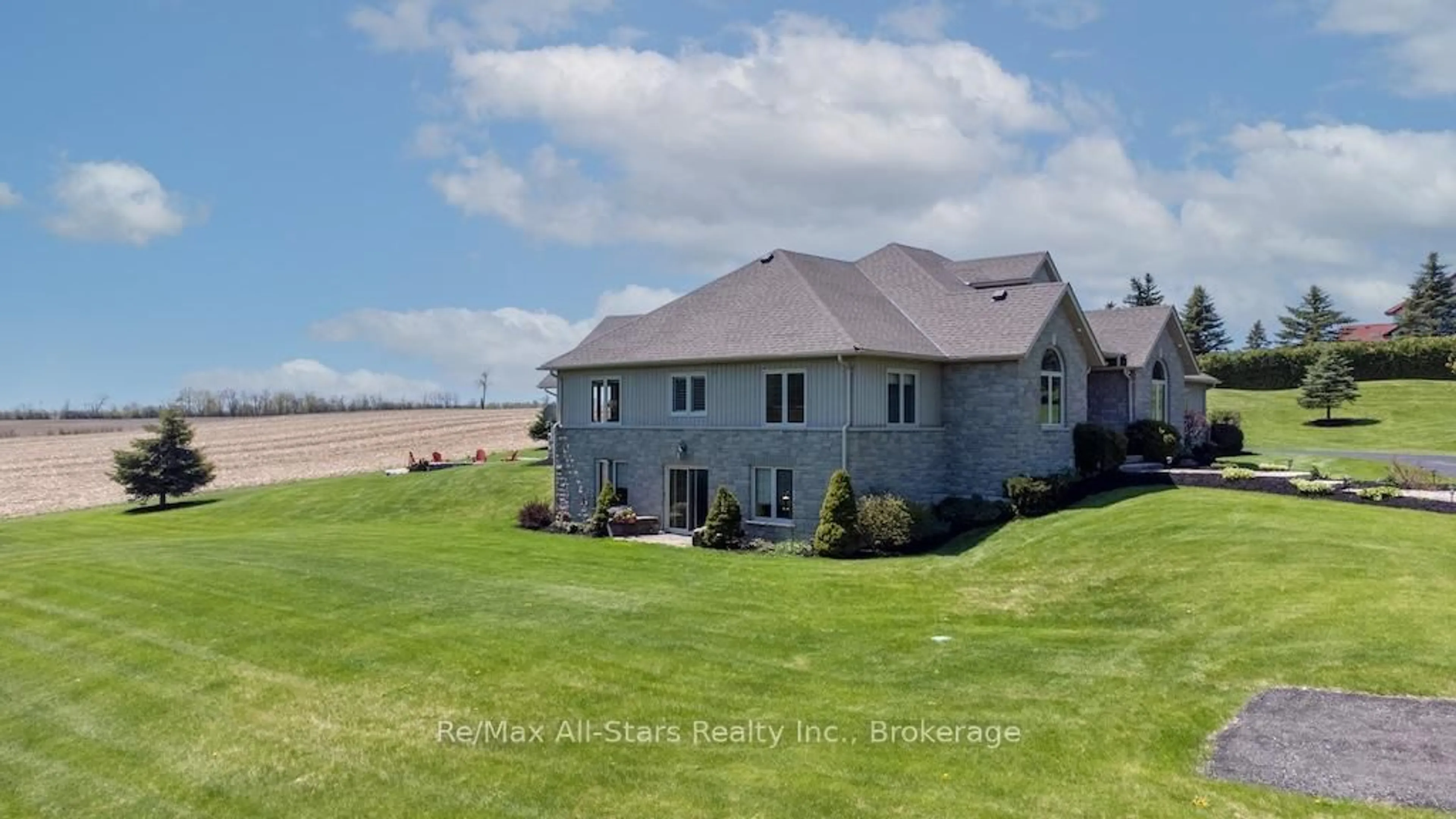 A pic from outside/outdoor area/front of a property/back of a property/a pic from drone, water/lake/river/ocean view for 1308 River Rd, Kawartha Lakes Ontario K9V 4R4