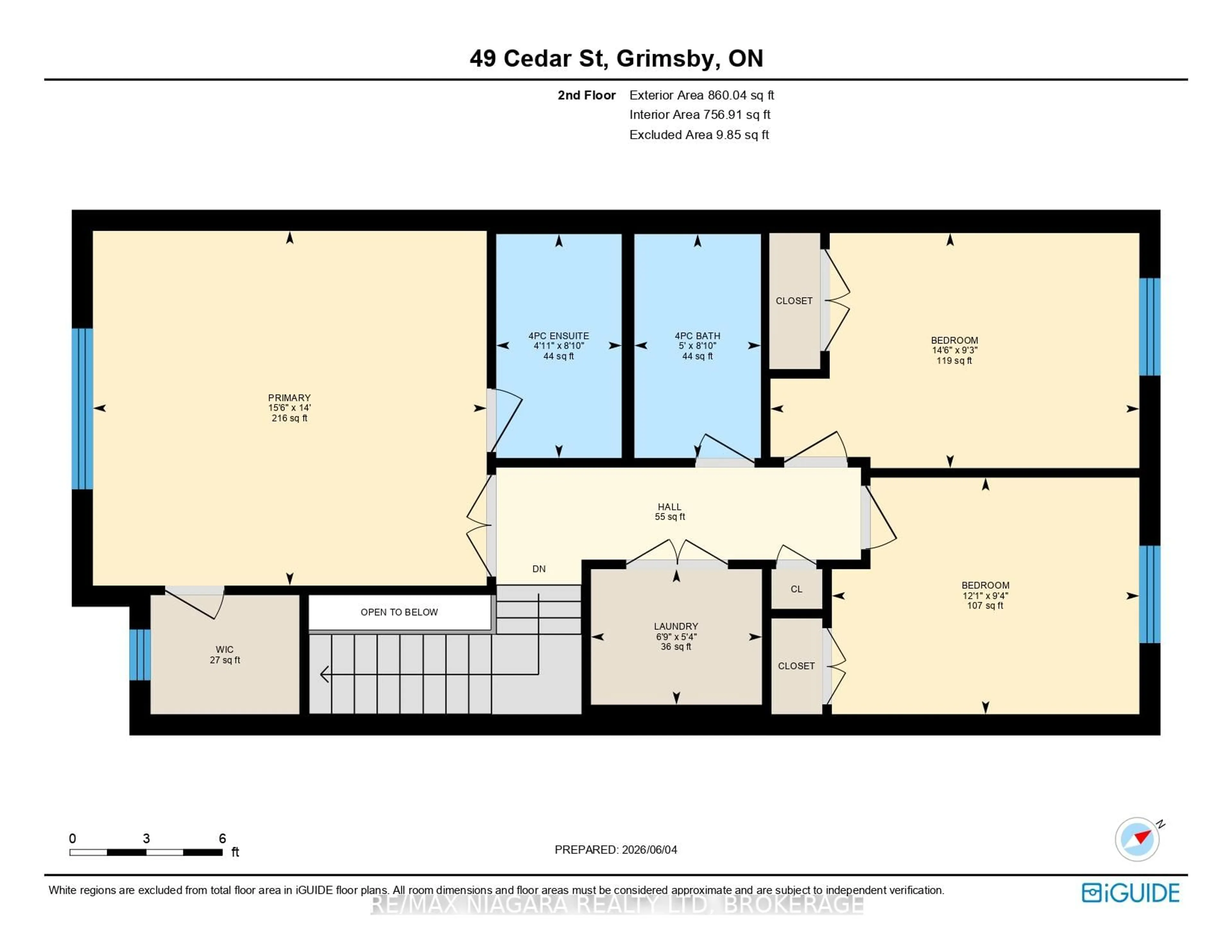Floor plan for 49 Cedar St, Grimsby Ontario L3M 3X8