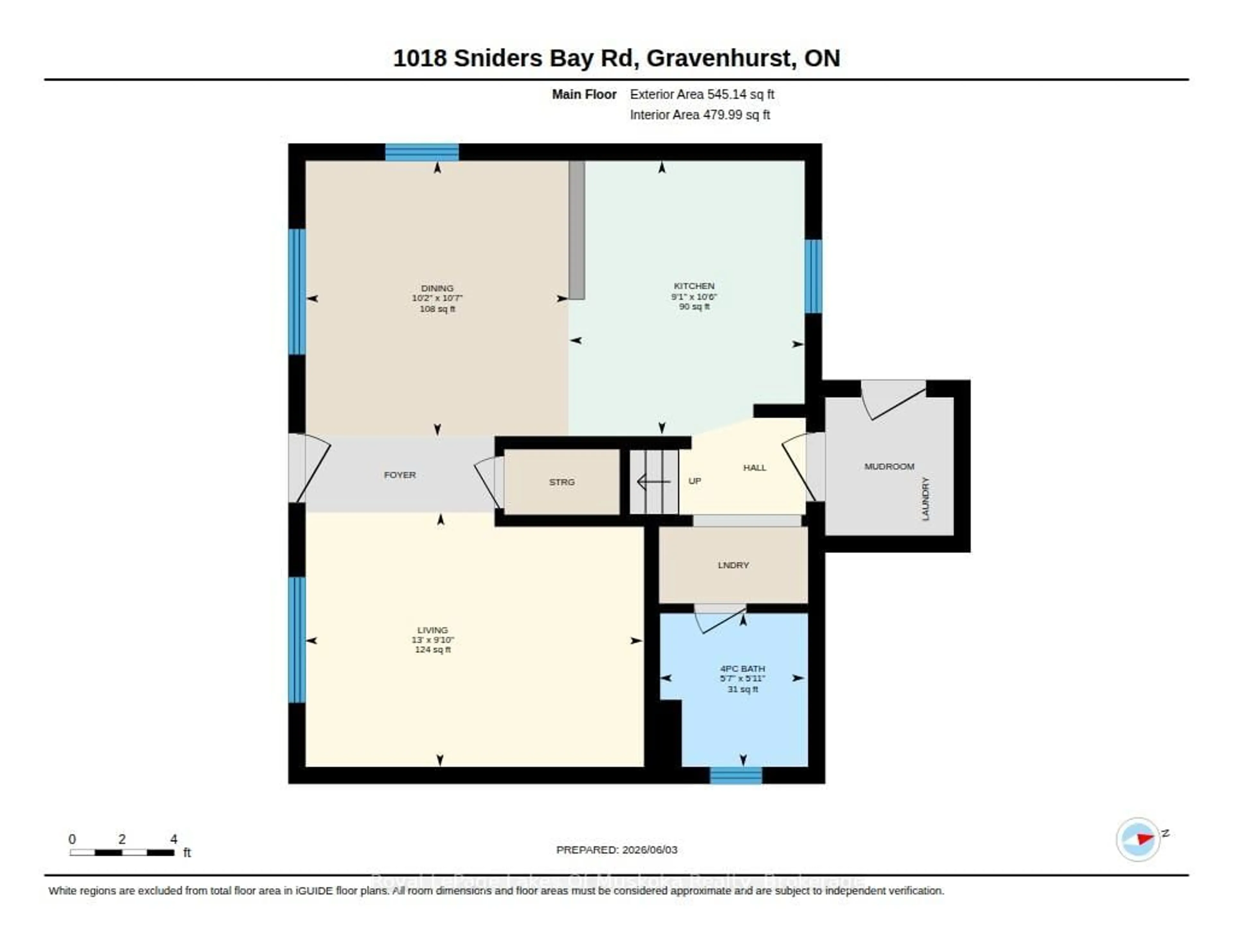Floor plan for 1018 Sniders Bay Rd, Gravenhurst Ontario P1P 1R2