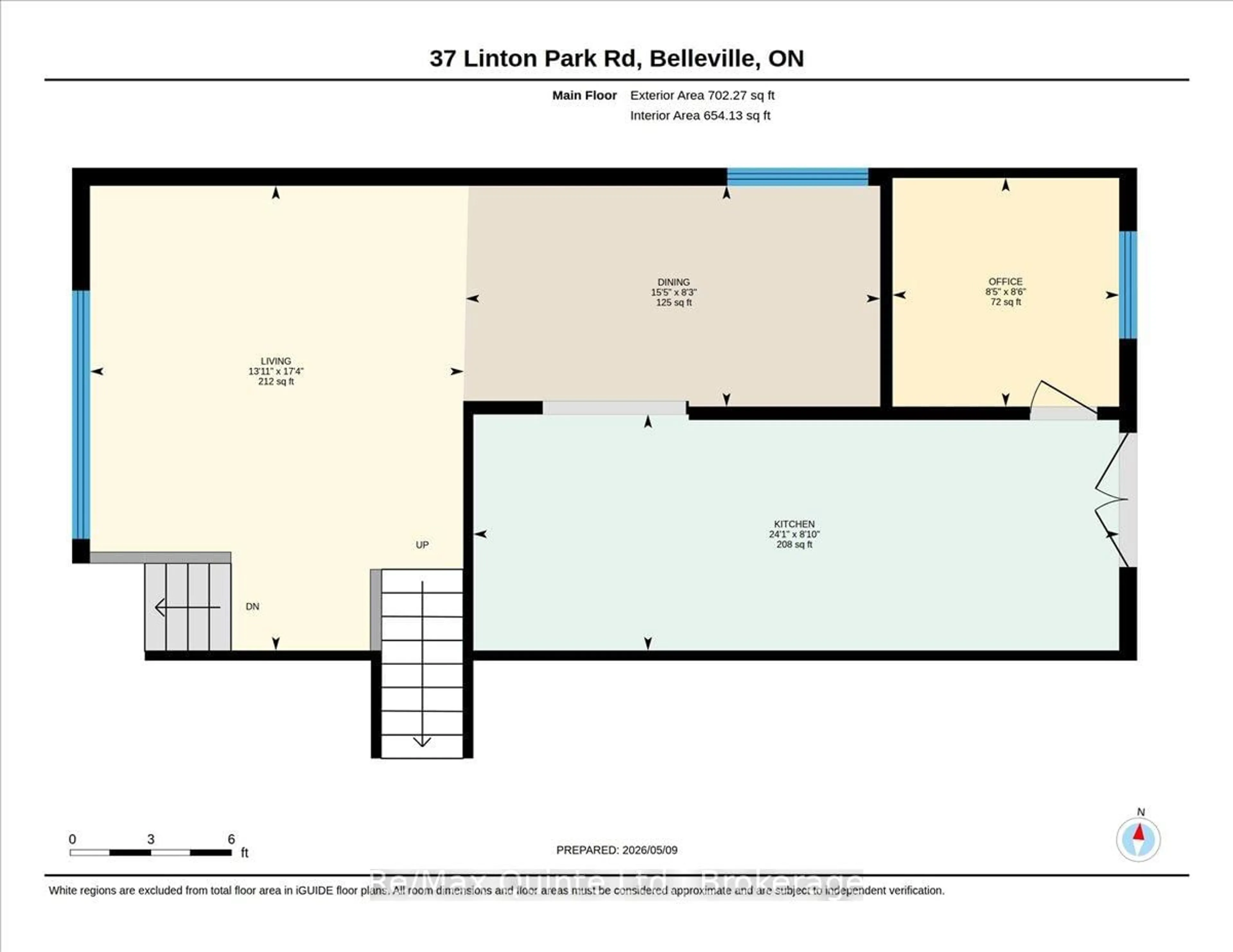 Floor plan for 37 Linton Park Rd, Belleville Ontario K8N 4K7