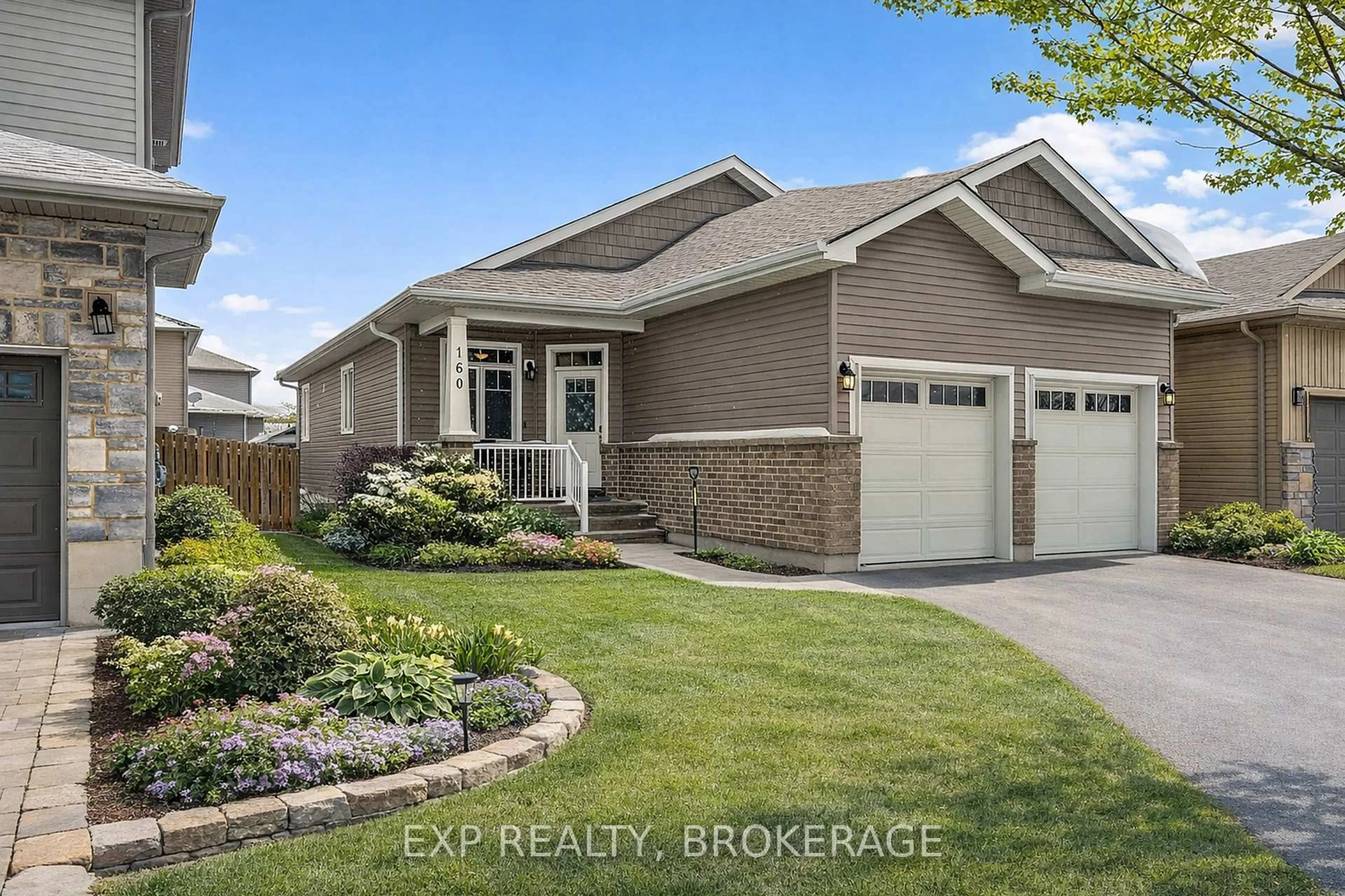 Home with brick exterior material, street for 160 MCDONOUGH Cres, Loyalist Ontario K7N 0B3