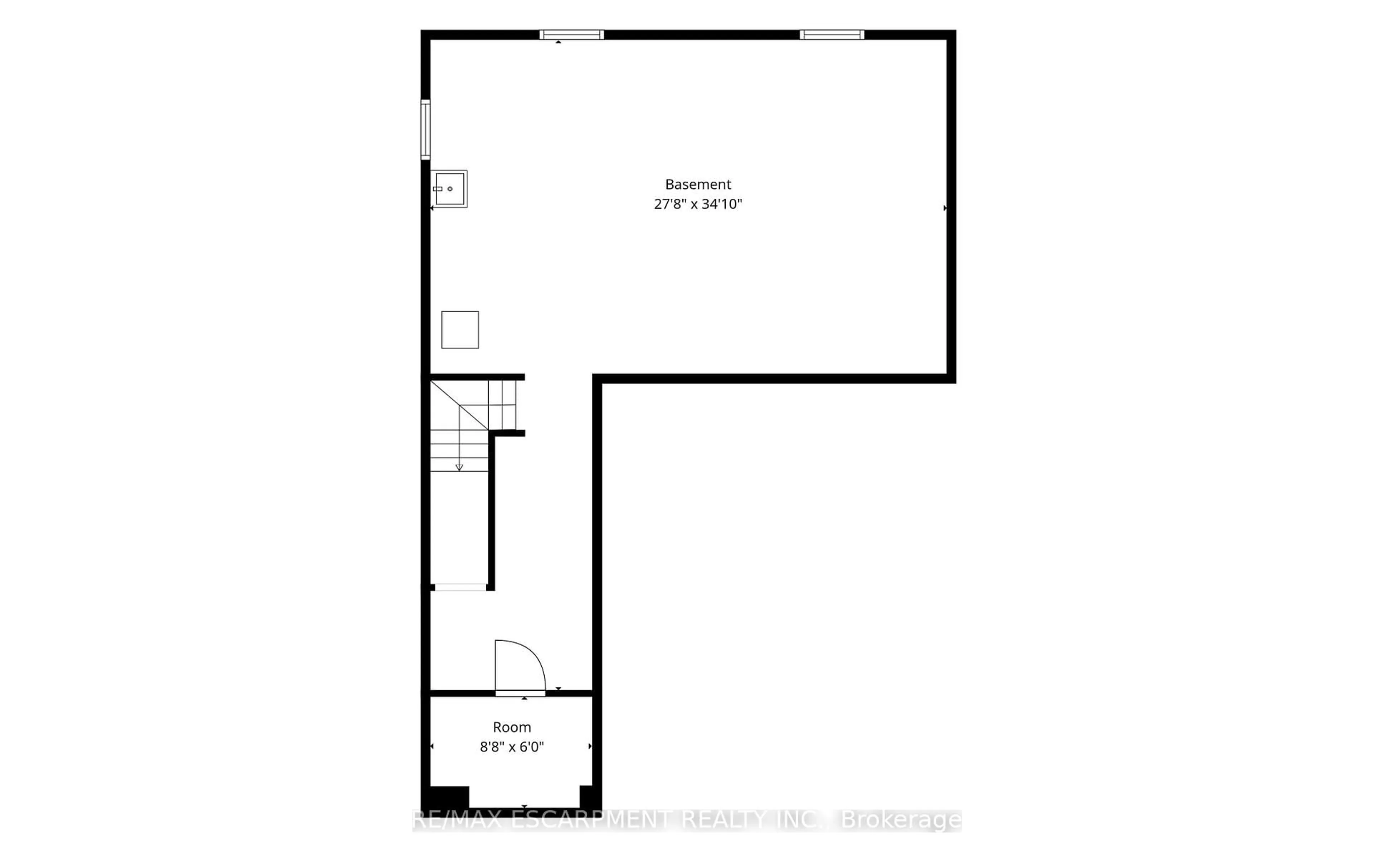 Floor plan for 8 Pinnacle Crt, Hamilton Ontario L0R 1W0