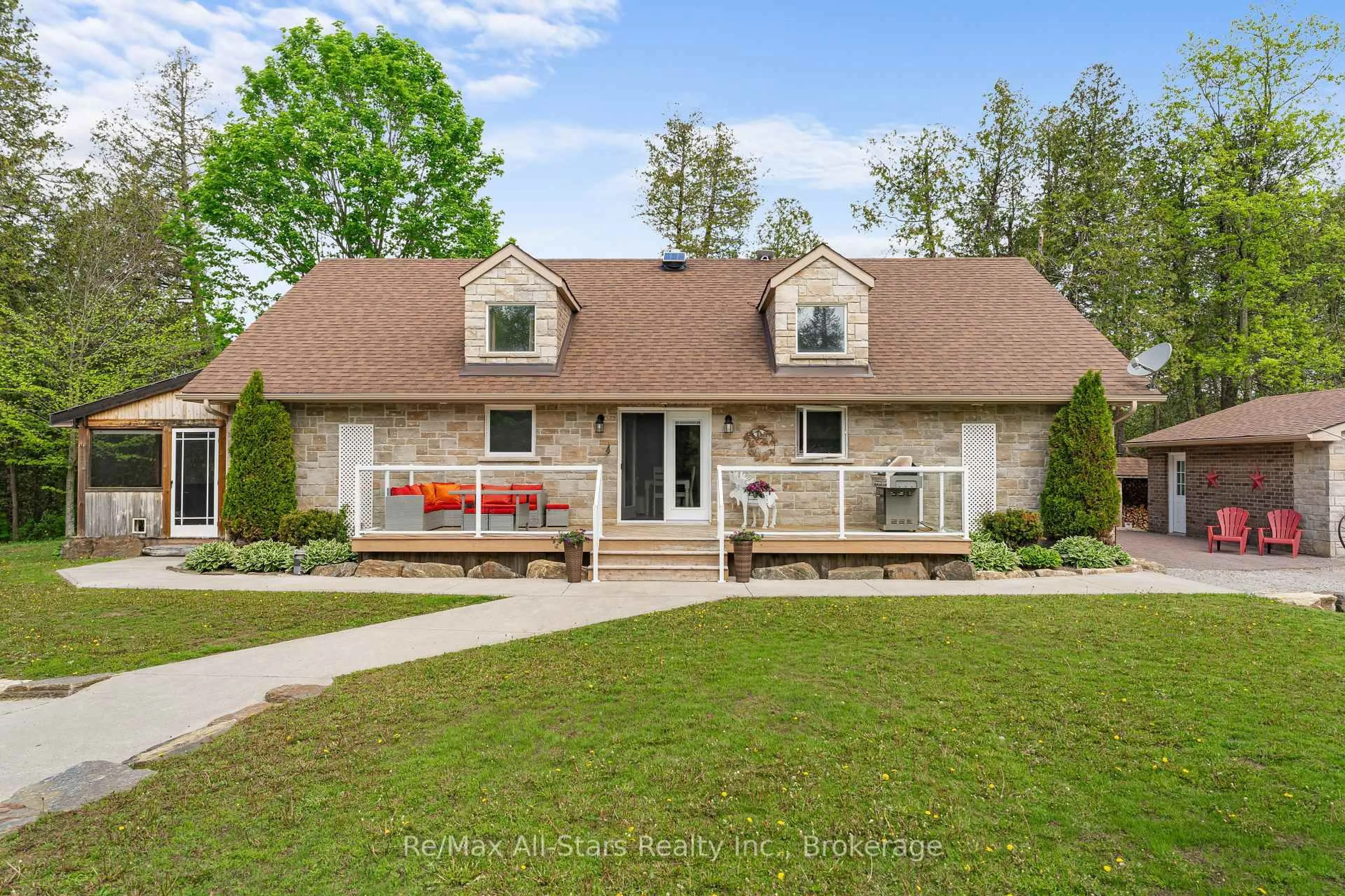 Home with brick exterior material, street for 728 Galway Rd, Trent Lakes Ontario K0M 2A0