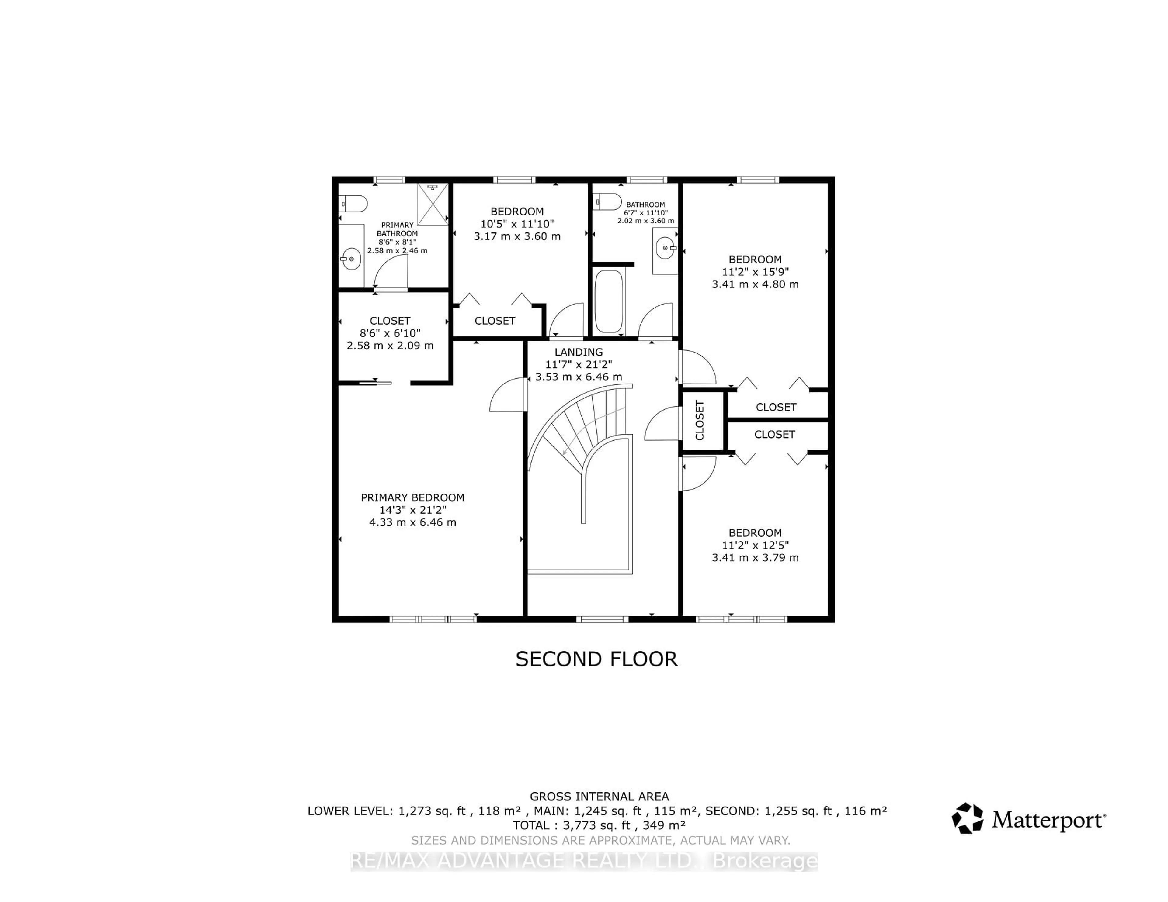 Floor plan for 11 Farmington Cres, London South Ontario N6K 3J2