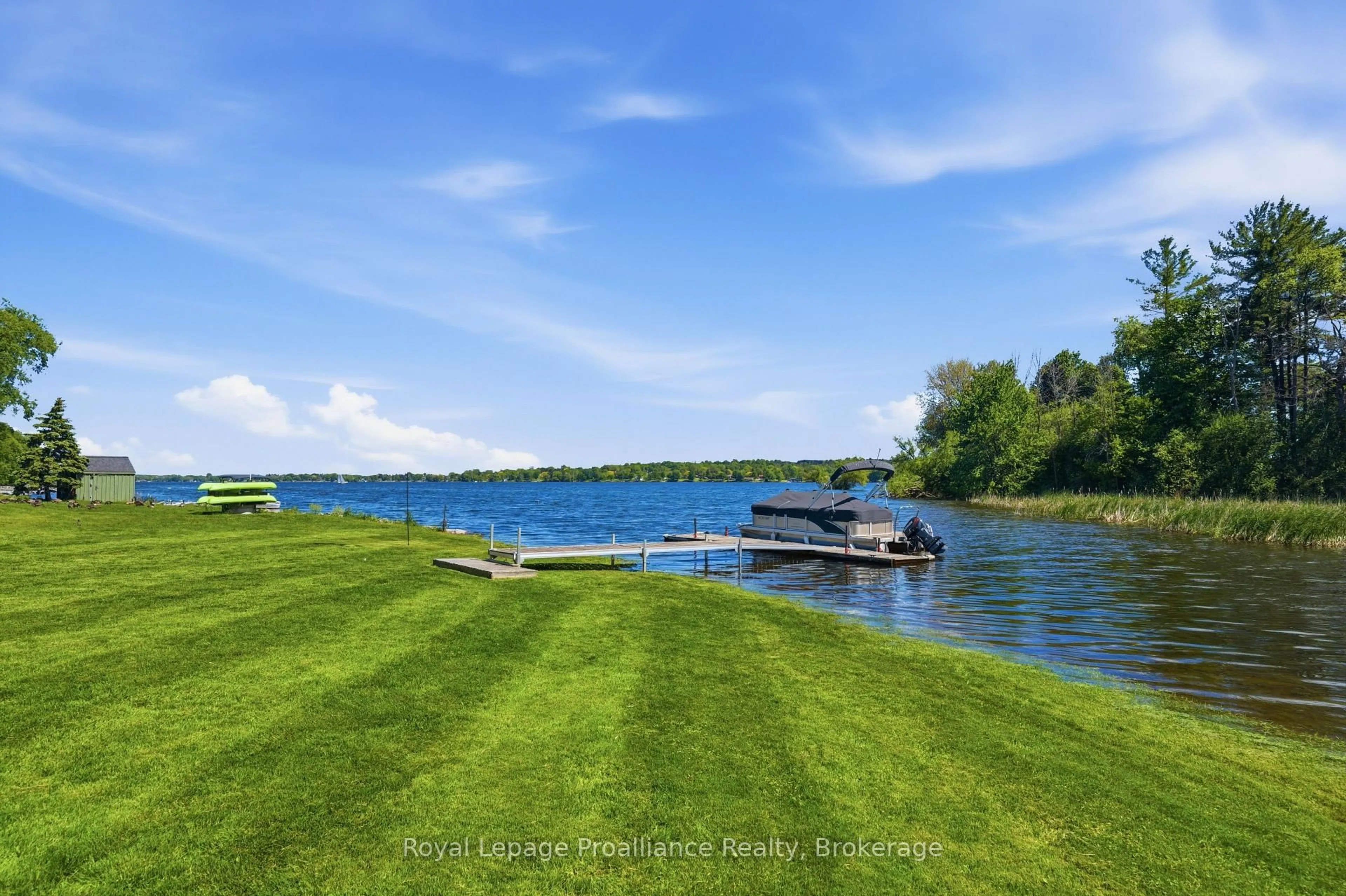 A pic from outside/outdoor area/front of a property/back of a property/a pic from drone, water/lake/river/ocean view for 1270 Old Hwy 2, Quinte West Ontario K8N 4Z2
