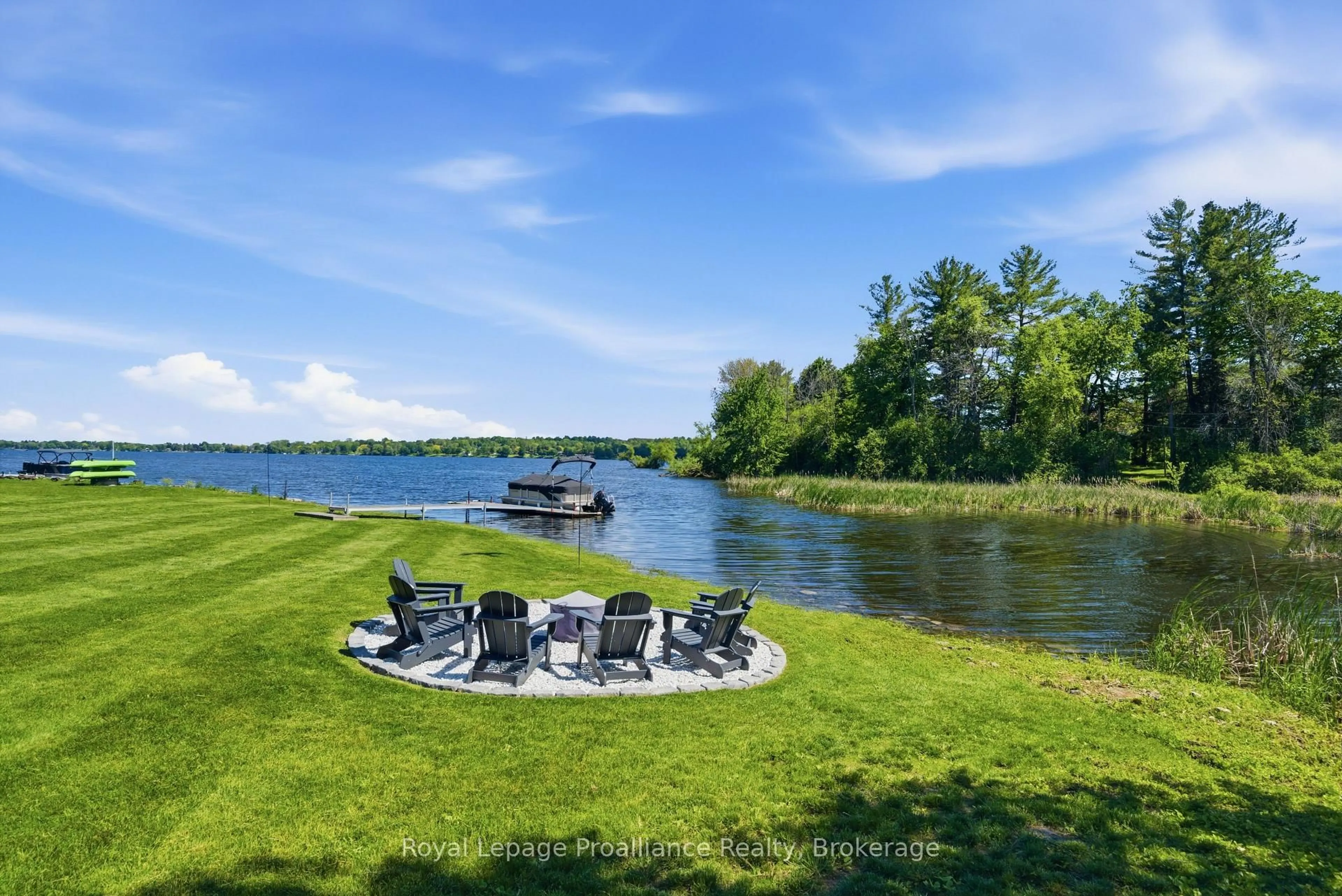 Patio, water/lake/river/ocean view for 1270 Old Hwy 2, Quinte West Ontario K8N 4Z2