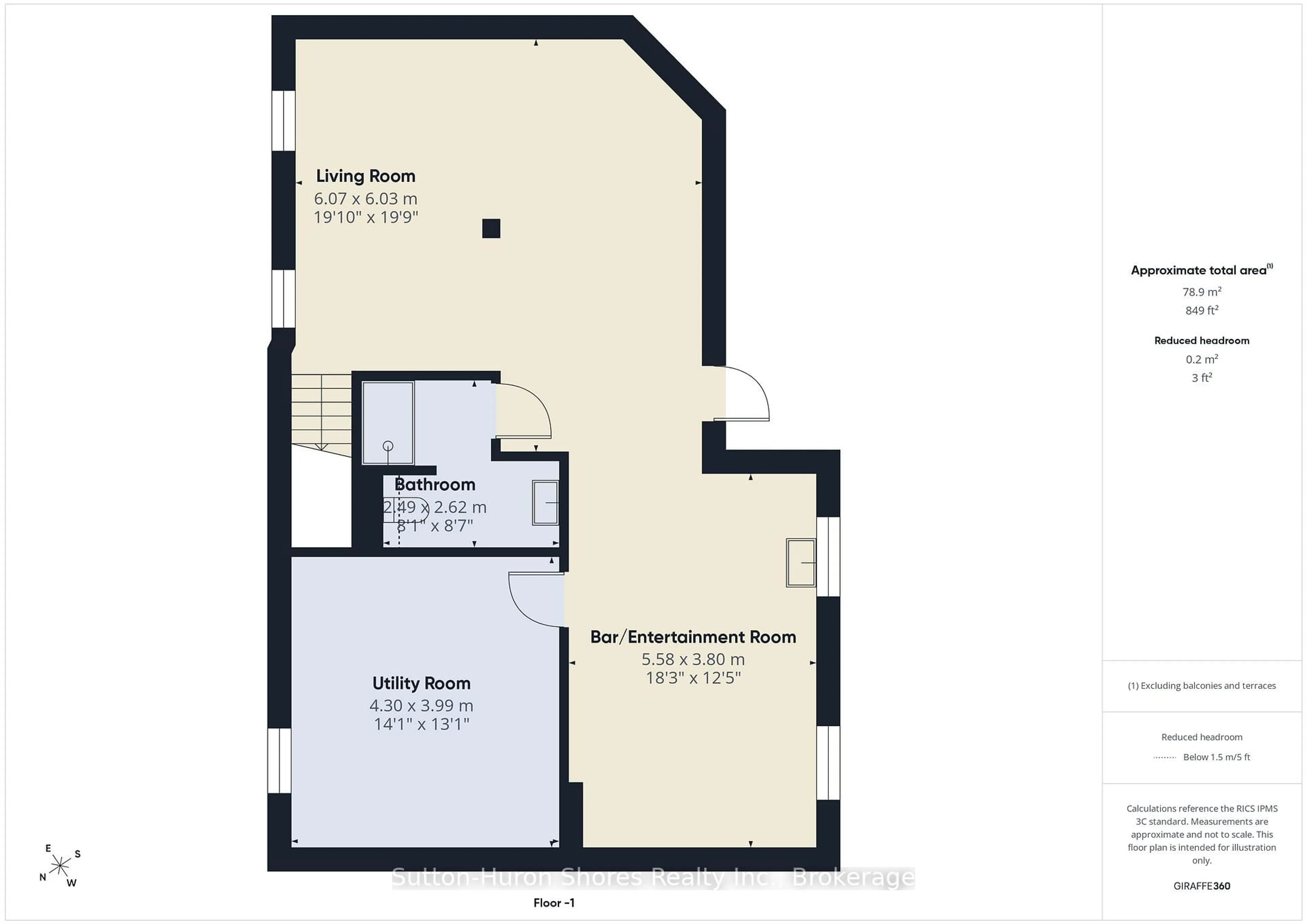 Floor plan for 336 Lansdowne St, Saugeen Shores Ontario N0H 2L0