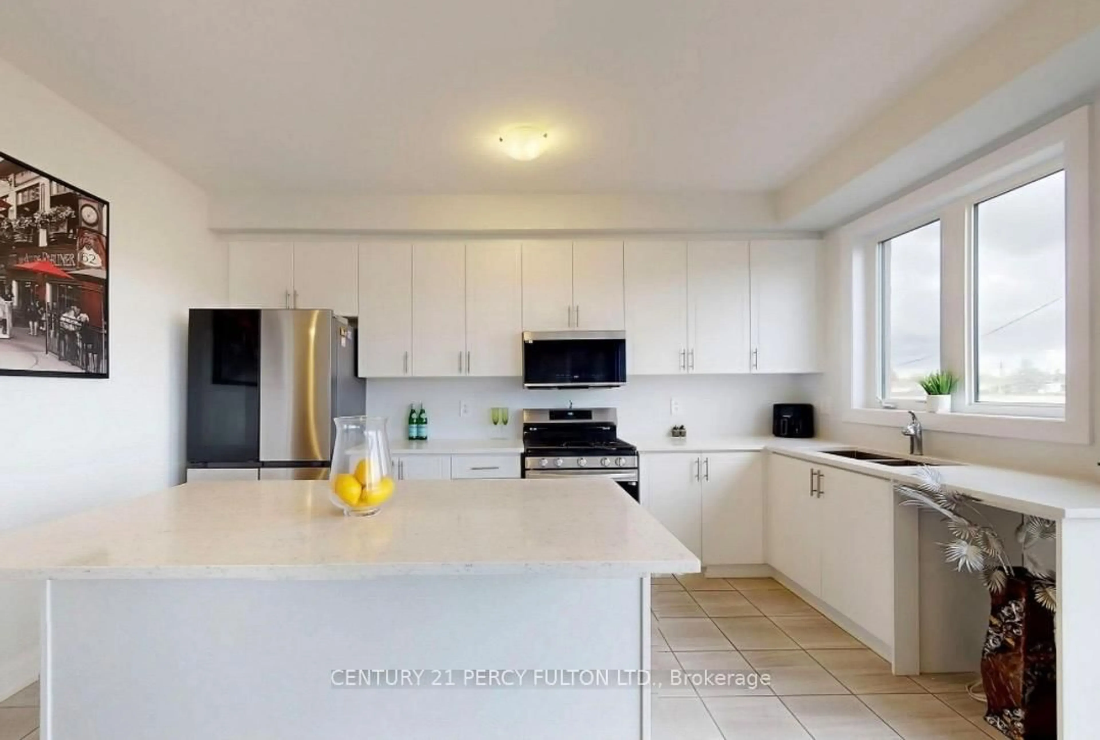 Open concept kitchen, ceramic/tile floor for 197 St Joseph Rd, Kawartha Lakes Ontario K9V 0R8