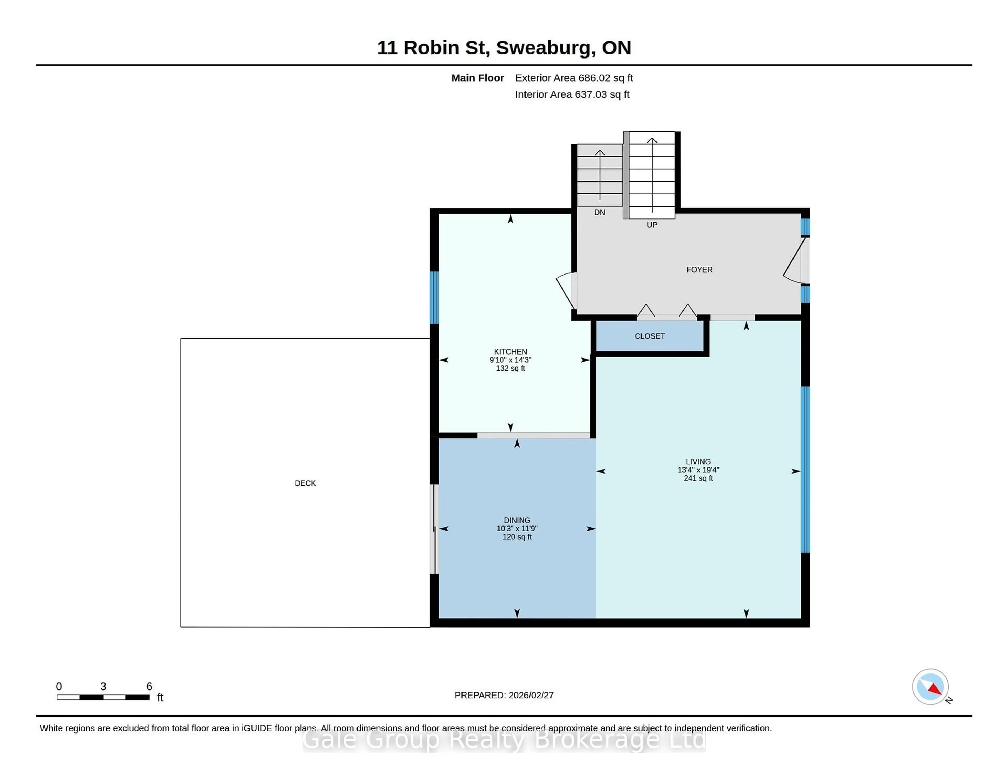 Floor plan for 11 Robin St, South-West Oxford Ontario N4S 7V6