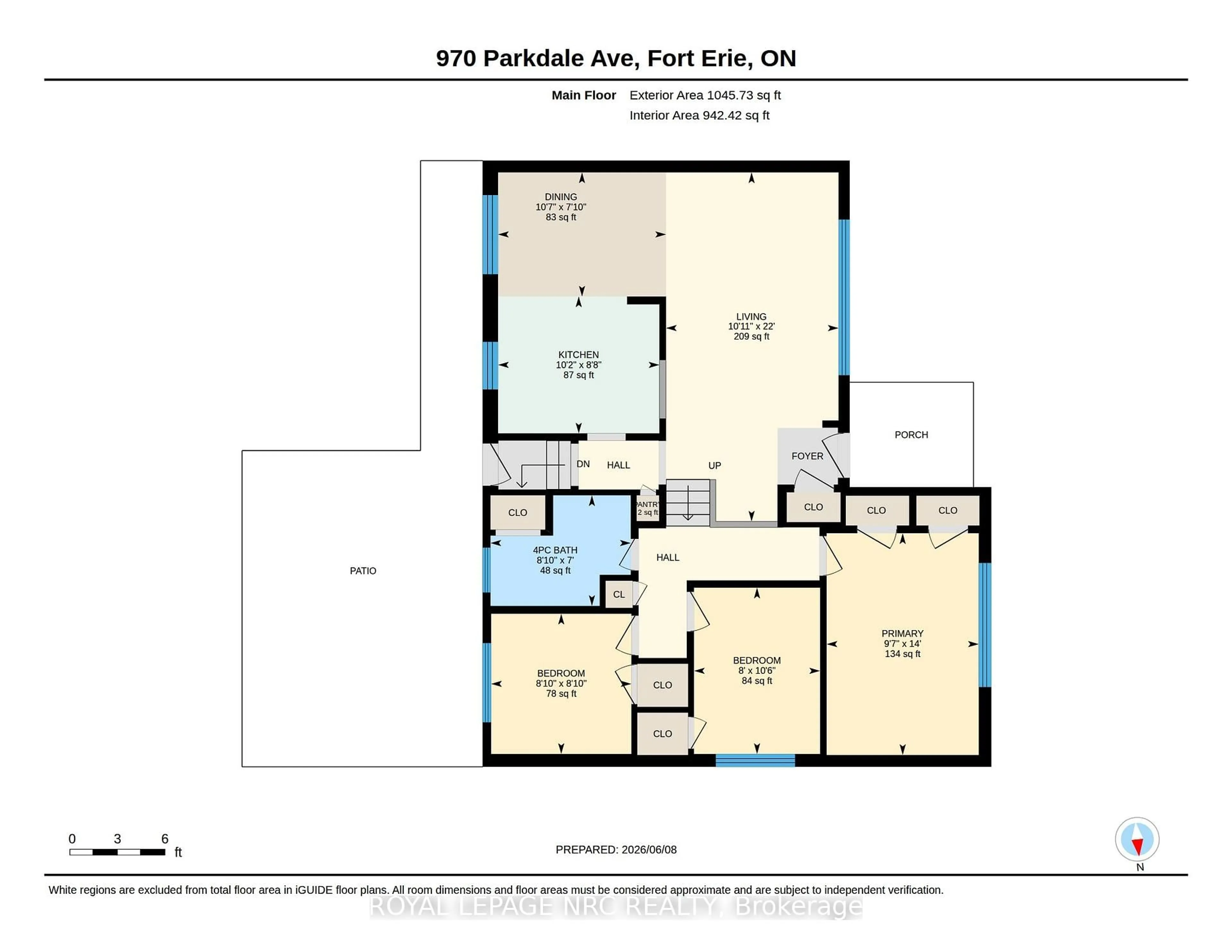 Floor plan for 970 Parkdale Ave, Fort Erie Ontario L2A 5B6