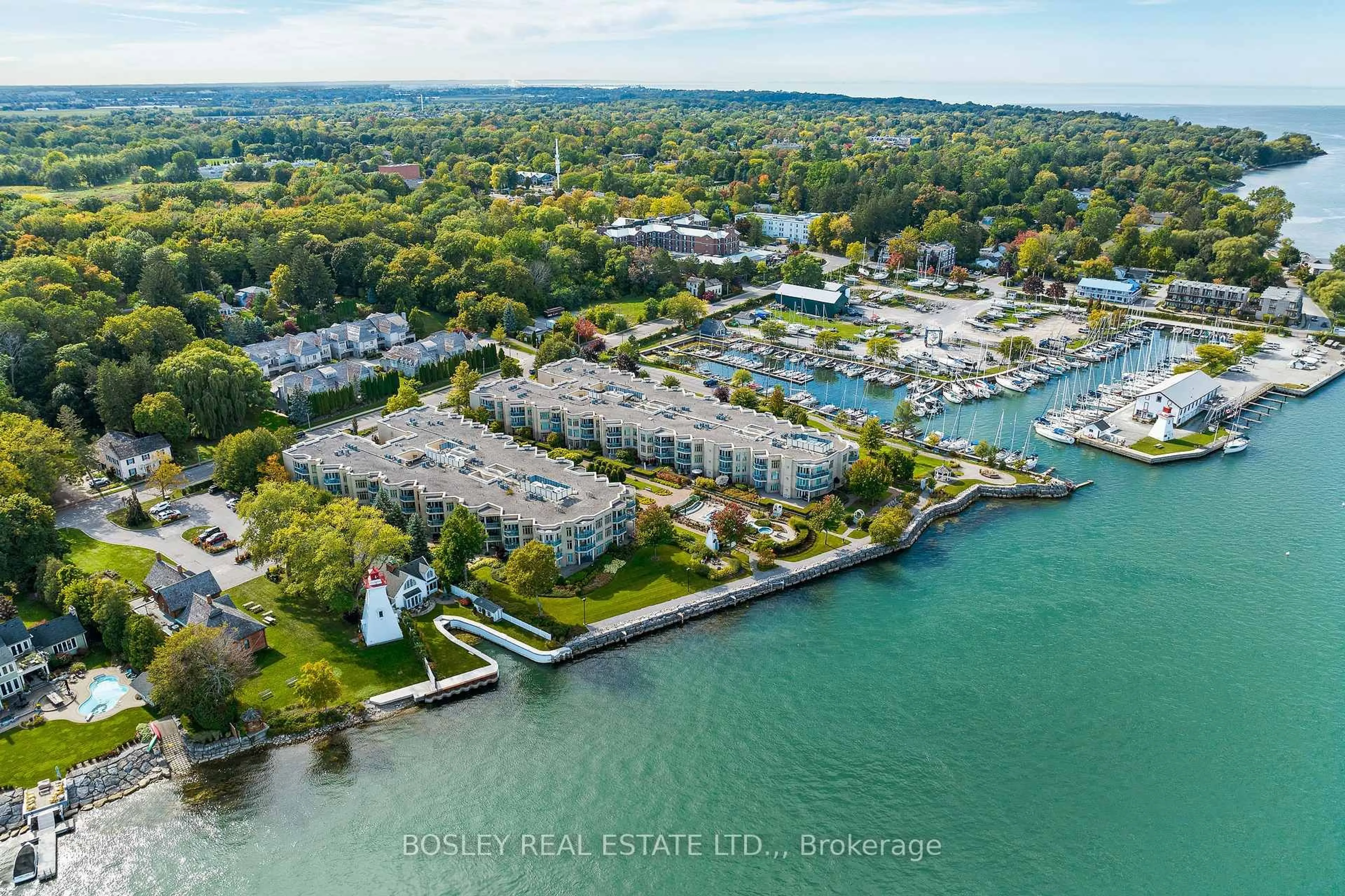 A pic from outside/outdoor area/front of a property/back of a property/a pic from drone, water/lake/river/ocean view for 225 Ricardo St #107, Niagara-on-the-Lake Ontario L0S 1J0