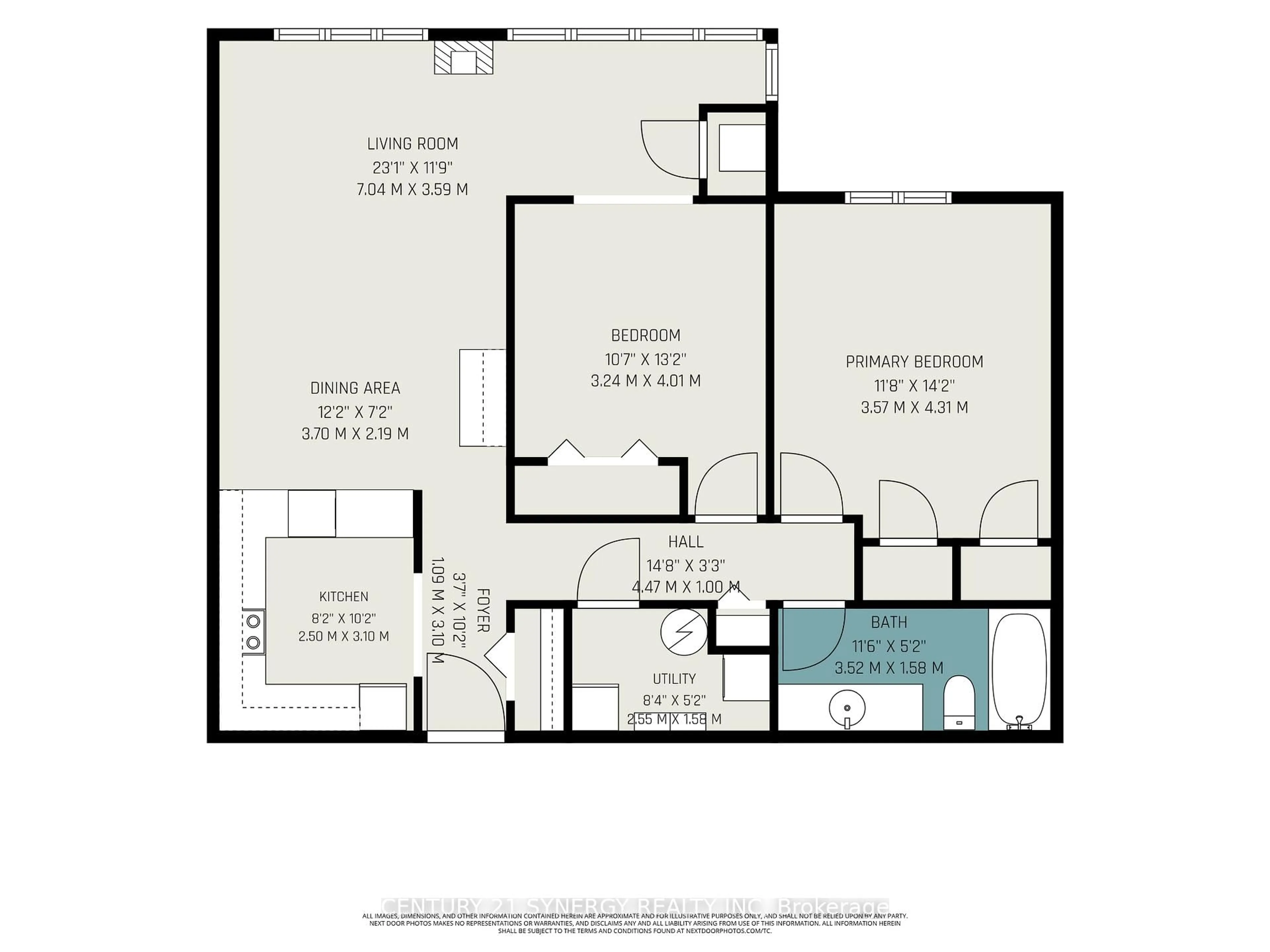 Floor plan for 61 Jack Cres #108, Arnprior Ontario K7S 3T7