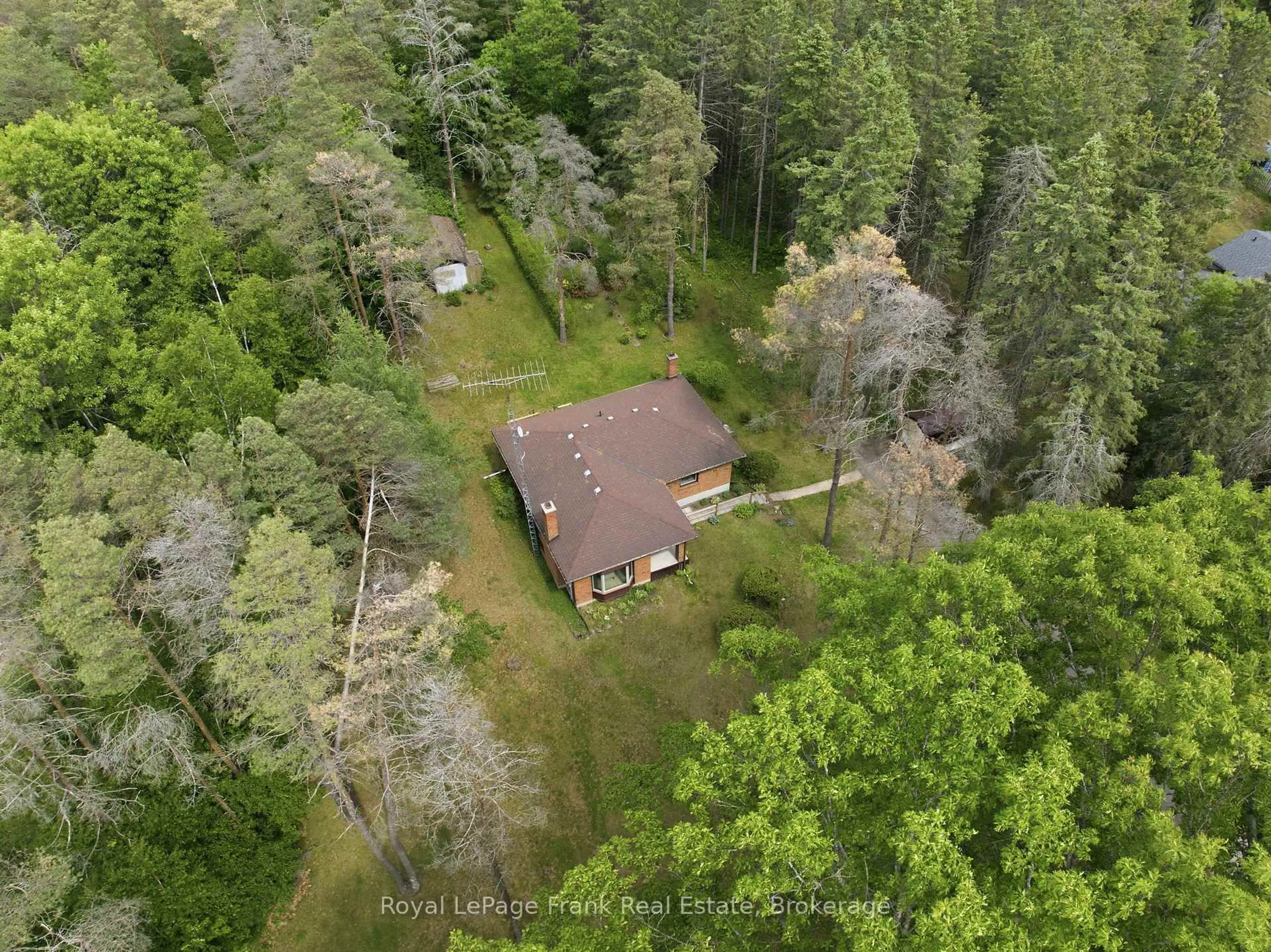 A pic from outside/outdoor area/front of a property/back of a property/a pic from drone, forest/trees view for 543 Bel Twp Con 8, Havelock-Belmont-Methuen Ontario K0L 1Z0