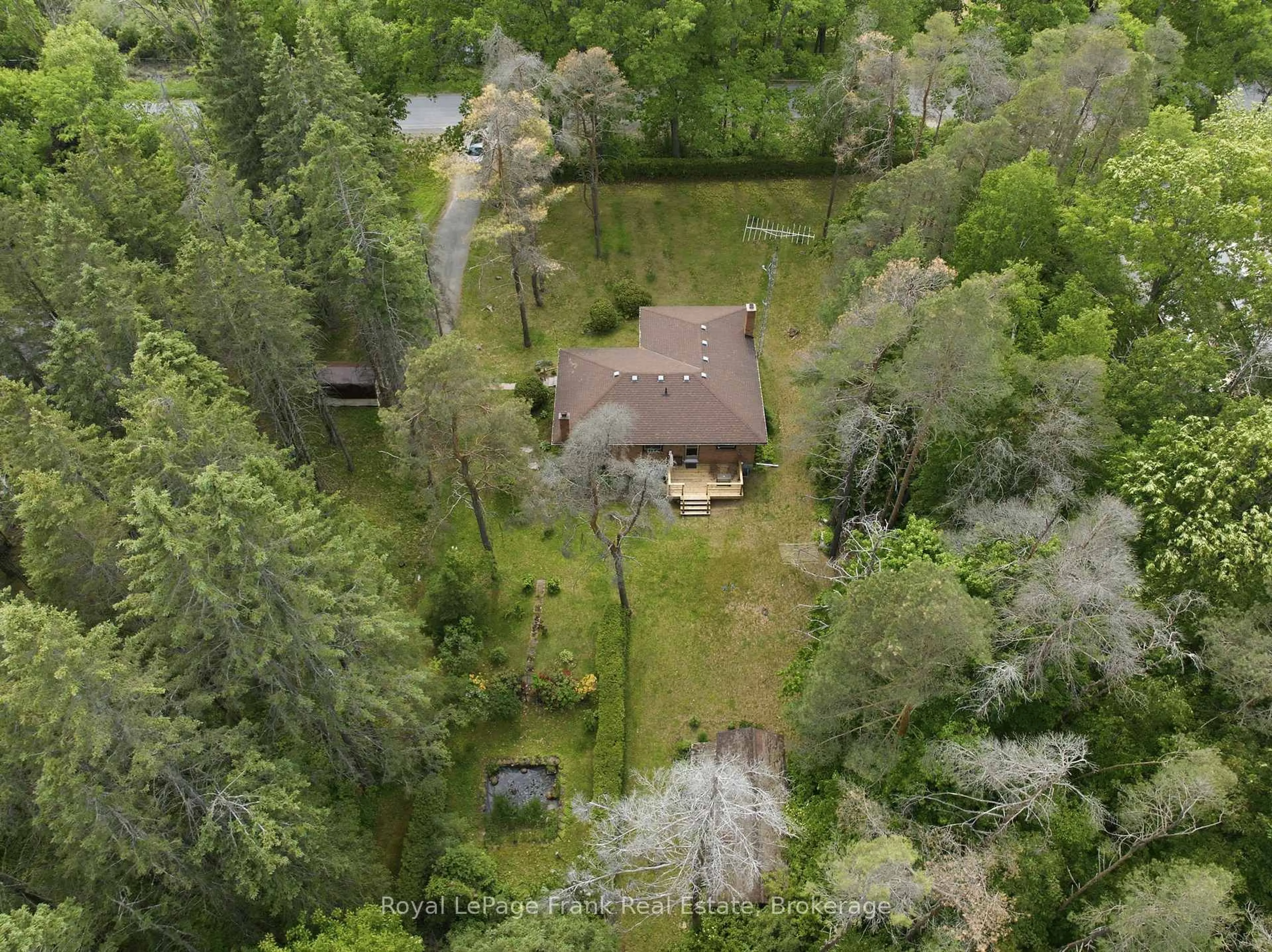 A pic from outside/outdoor area/front of a property/back of a property/a pic from drone, forest/trees view for 543 Bel Twp Con 8, Havelock-Belmont-Methuen Ontario K0L 1Z0