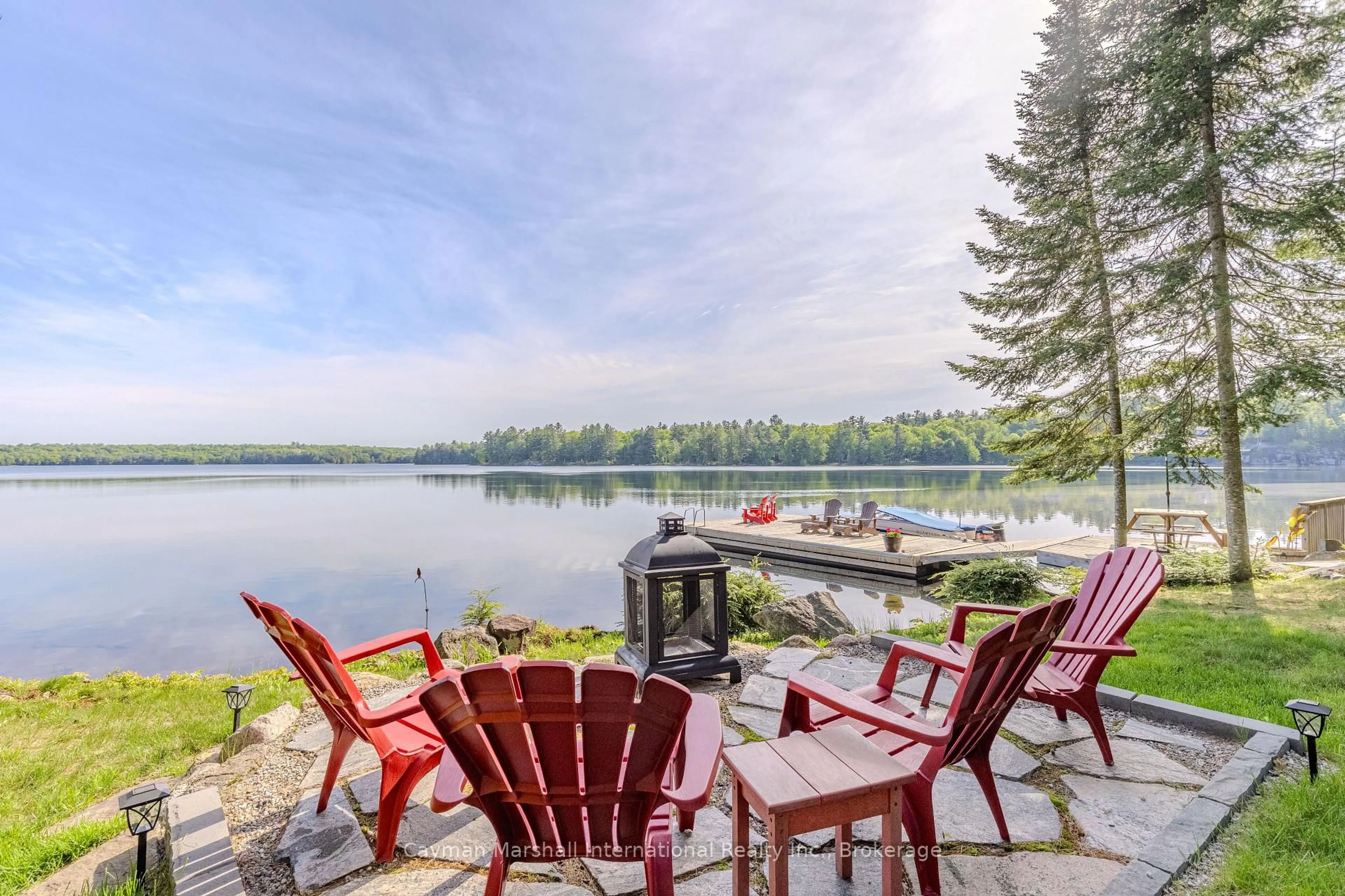 Patio, water/lake/river/ocean view for 295 141 Highway, Seguin Ontario P2A 2W8