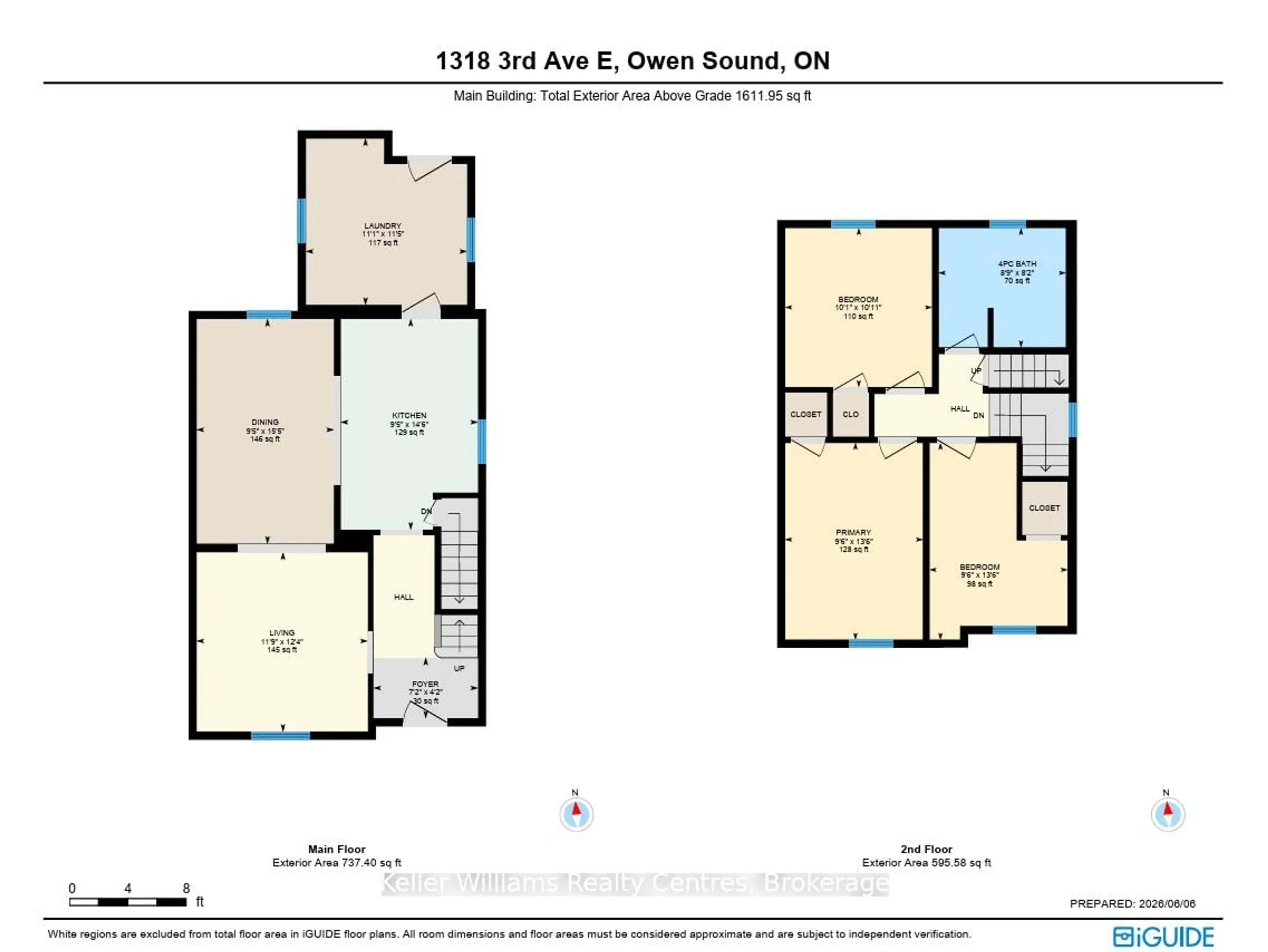Floor plan for 1318 3rd Ave, Owen Sound Ontario N4K 2L7