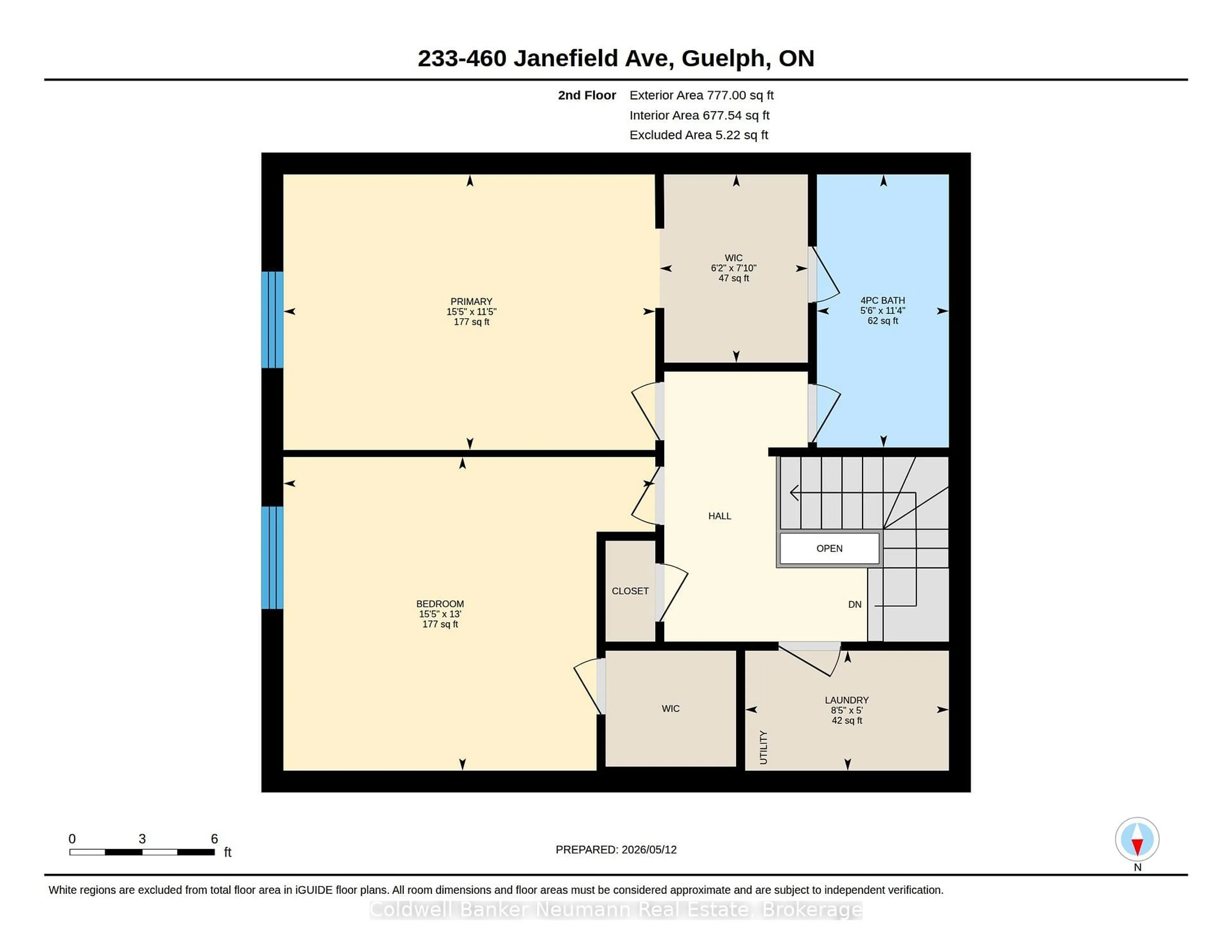 Floor plan for 460 Janefield Ave #233, Guelph Ontario N1G 4R8