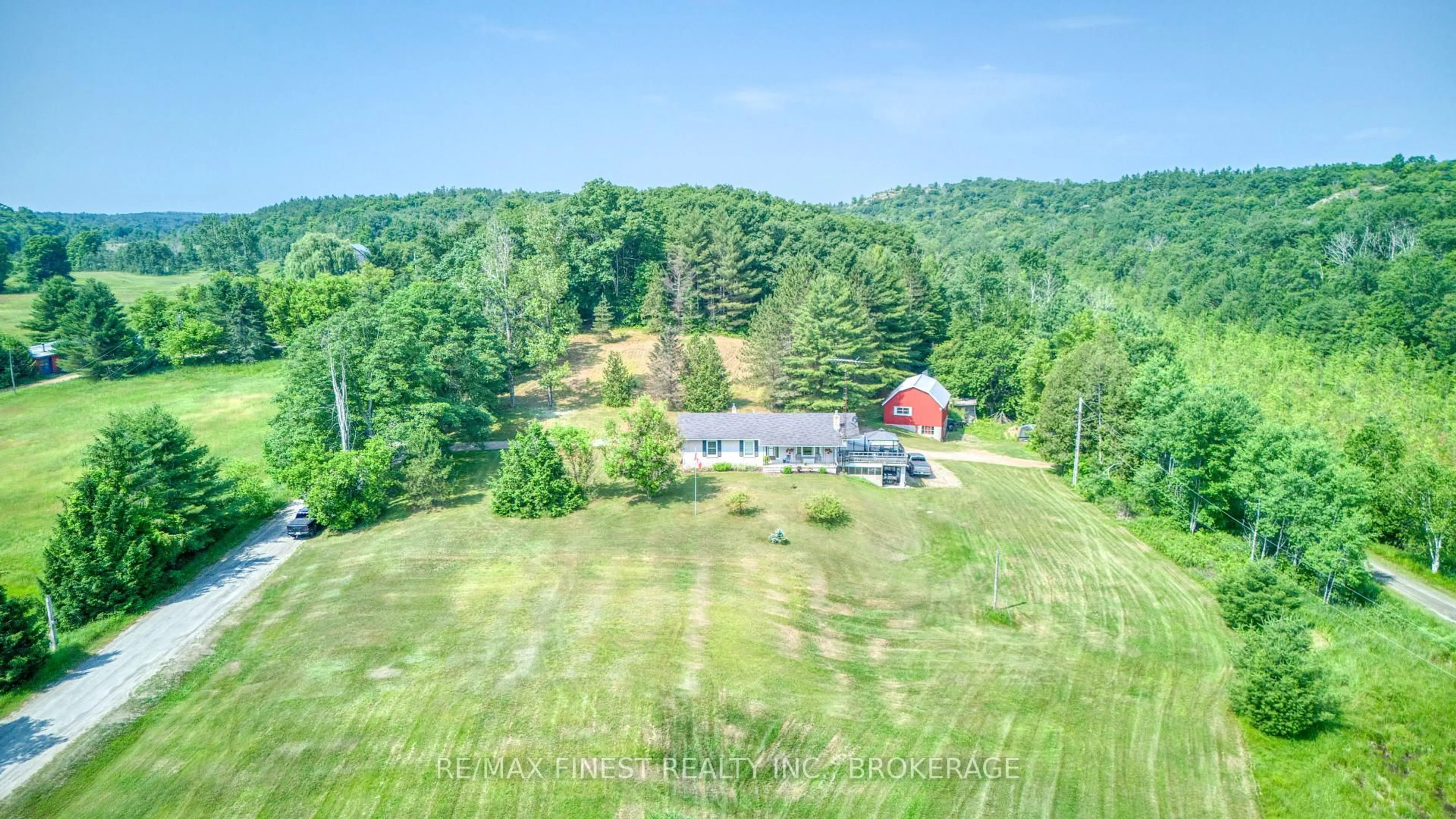 A pic from outside/outdoor area/front of a property/back of a property/a pic from drone, unknown for 1286 Brock Rd, Mountain Grove Ontario K0H 2E0
