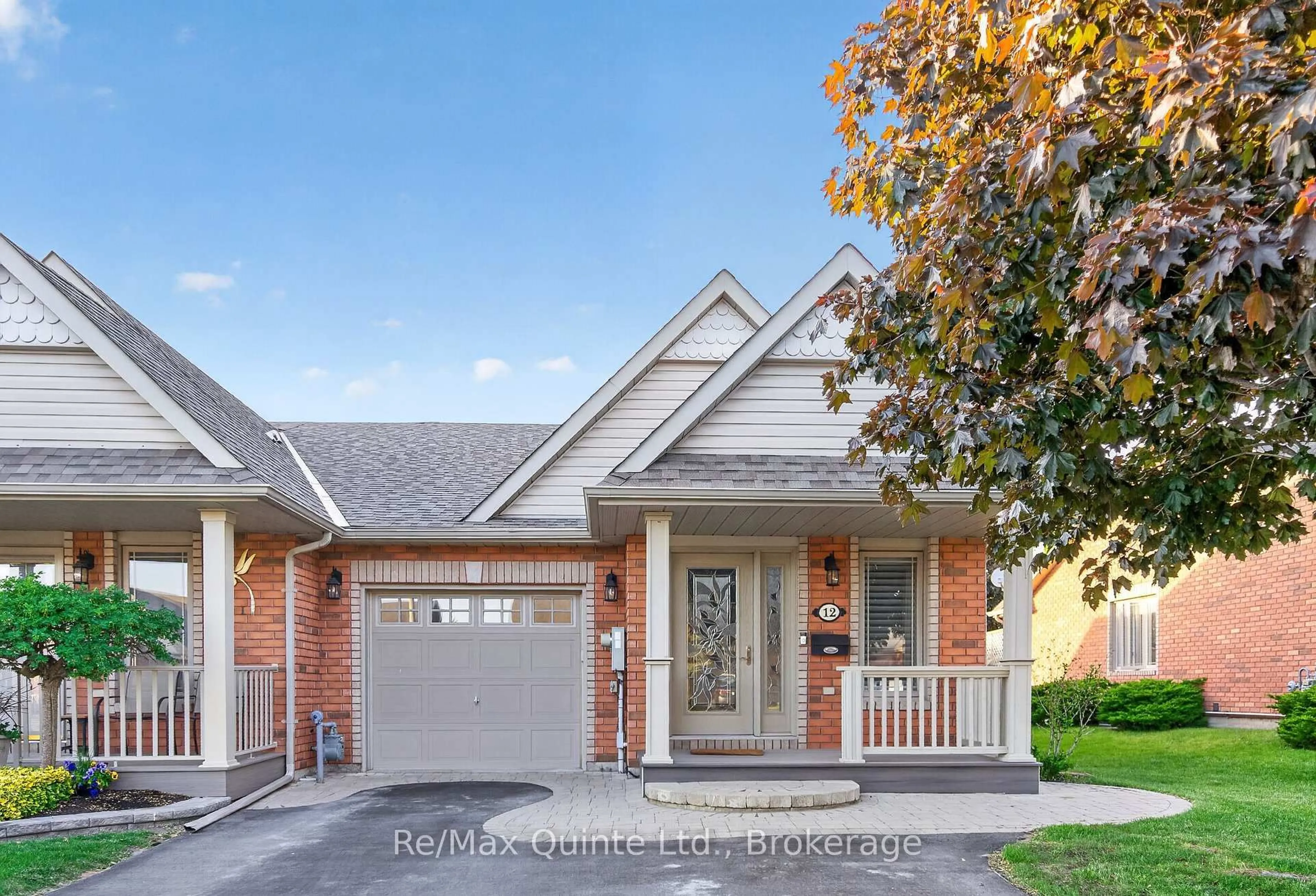 Home with brick exterior material, street for 12 Hawthorn St, Belleville Ontario K8P 5M5